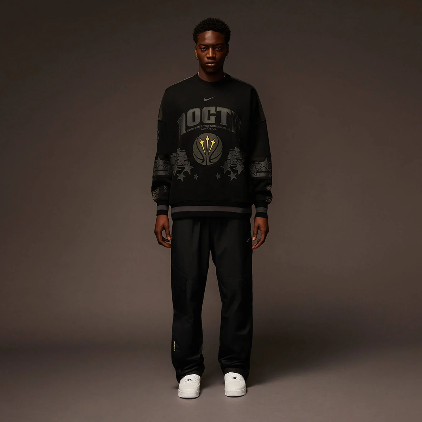 Nike x NOCTA Champions League Crewneck - Black - Image 3