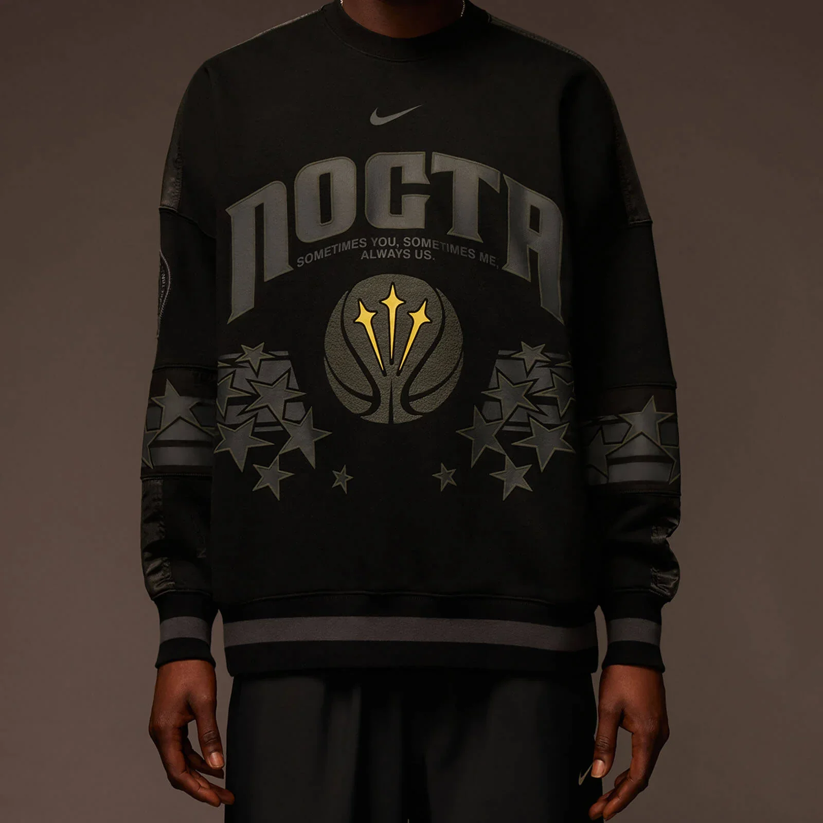 Nike x NOCTA Champions League Crewneck - Black - Image 6