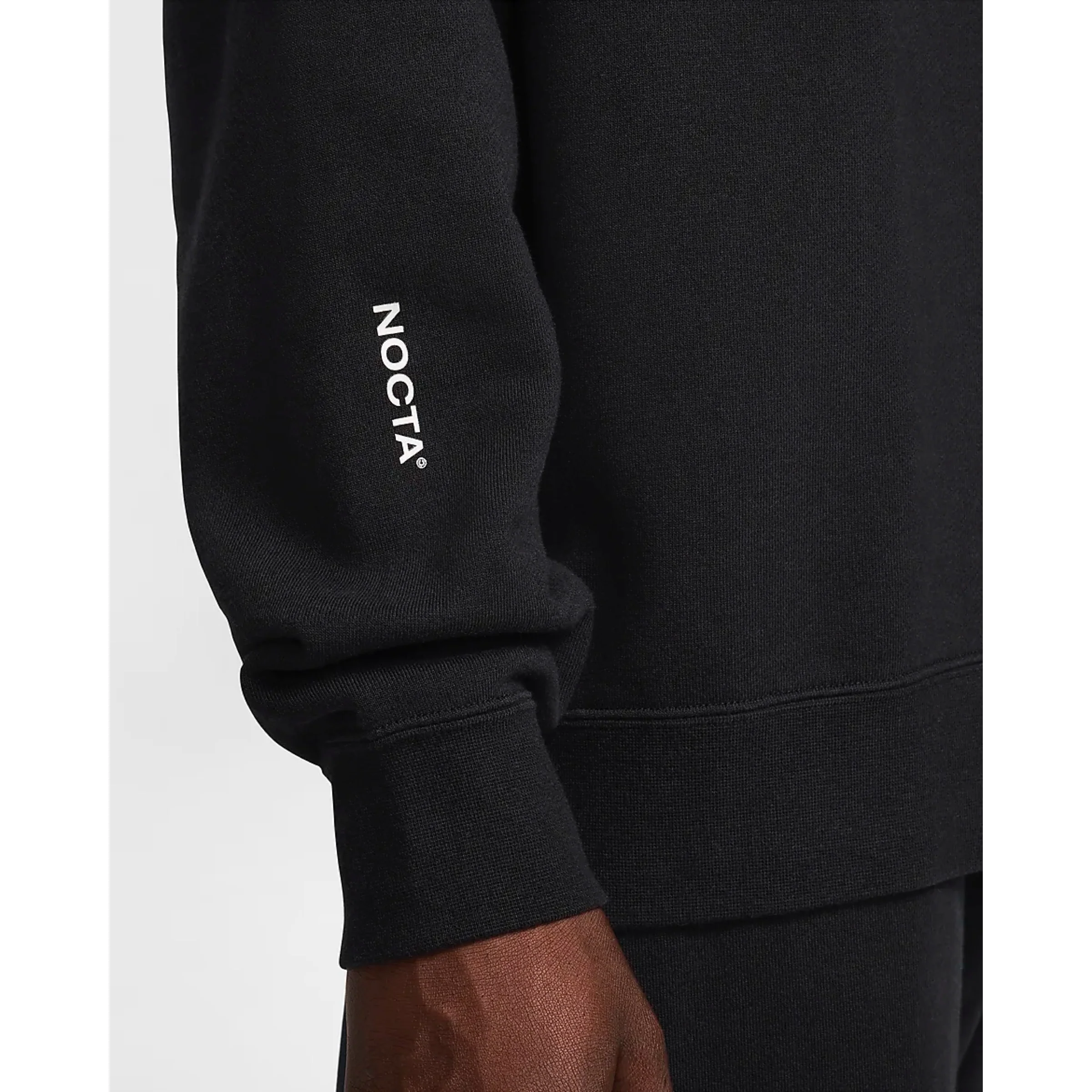 Nike x NOCTA Fleece CS Crewneck - Black - Image 3