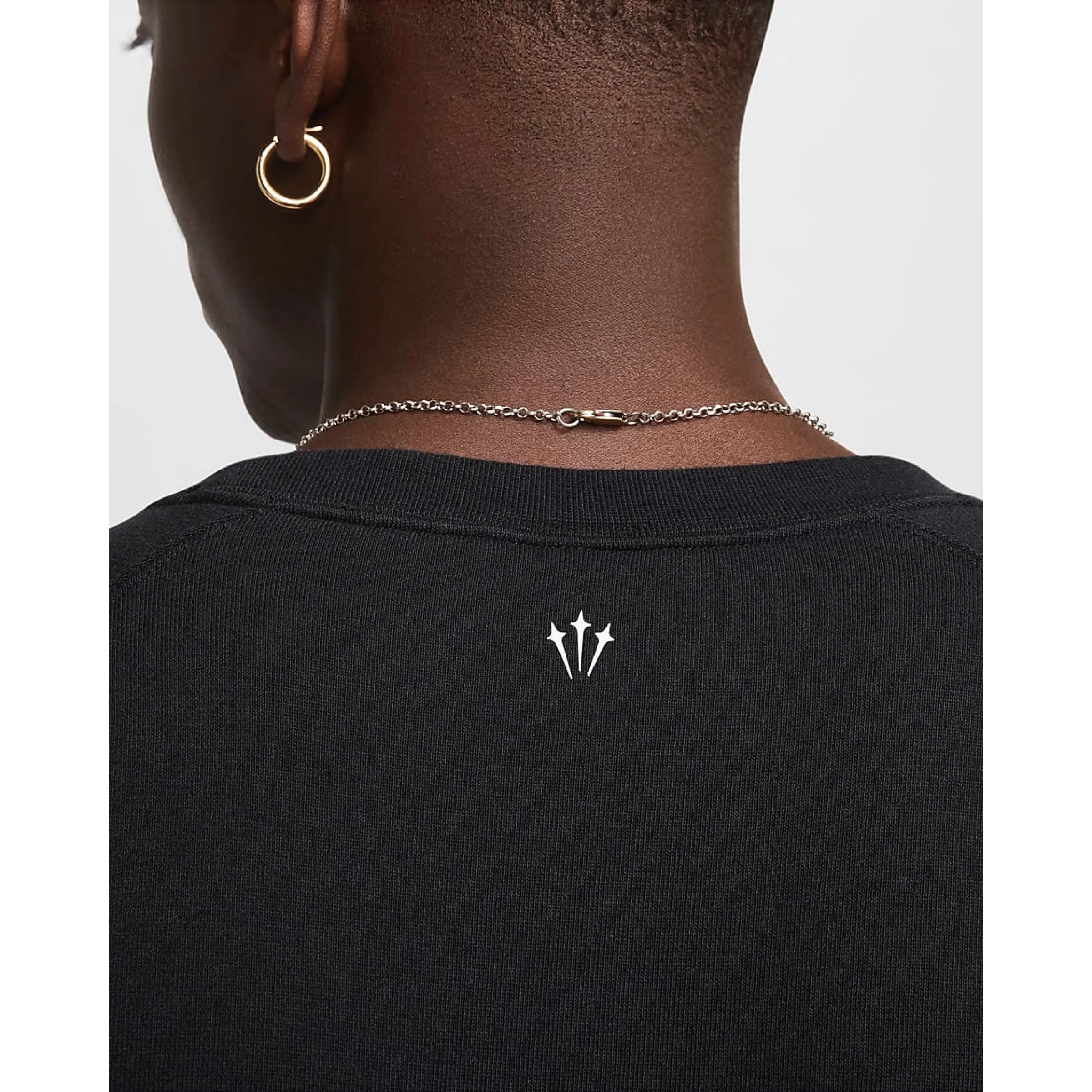 Nike x NOCTA Fleece CS Crewneck - Black - Image 4