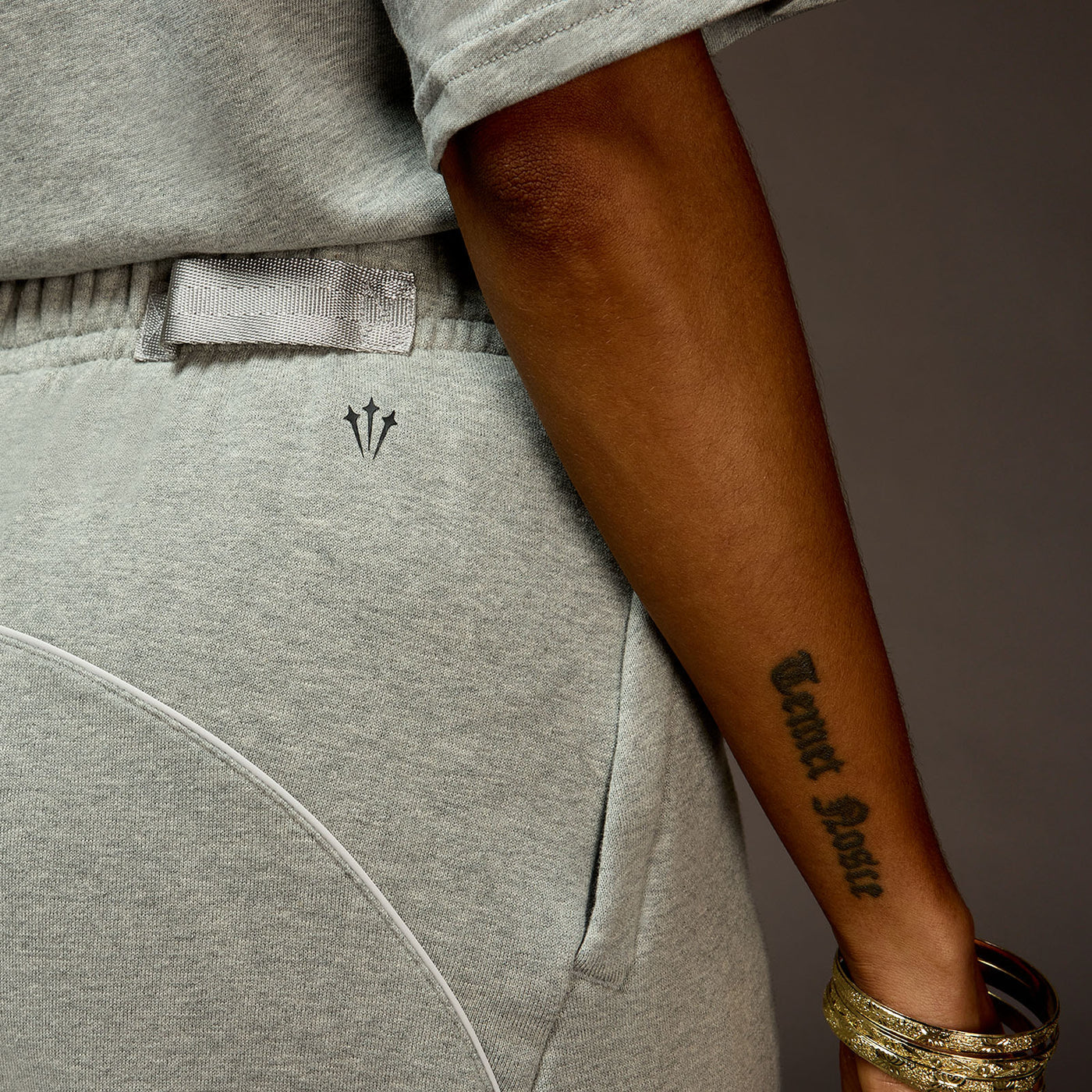 Nike x NOCTA Fleece CS Open Hem Sweatpants - Dark Grey Heather - Image 5