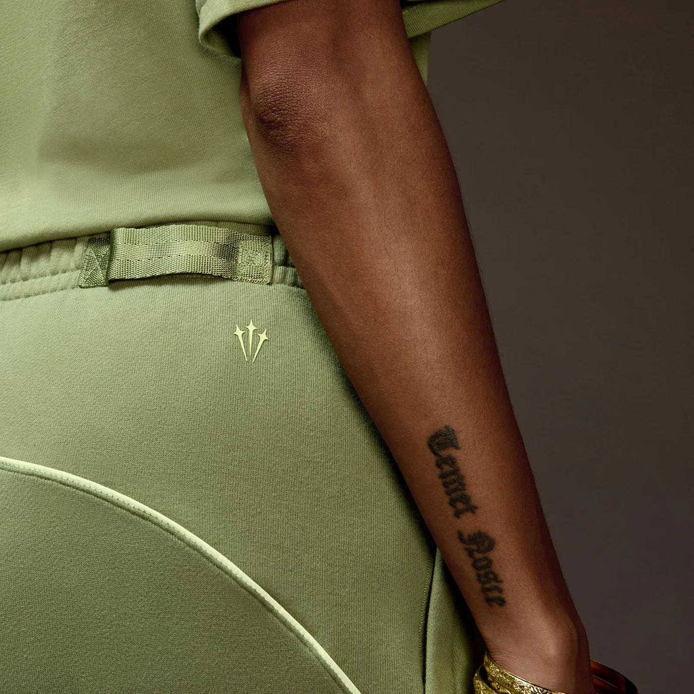 Nike x NOCTA Fleece CS Open Hem Sweatpants - Oil Green - Image 5