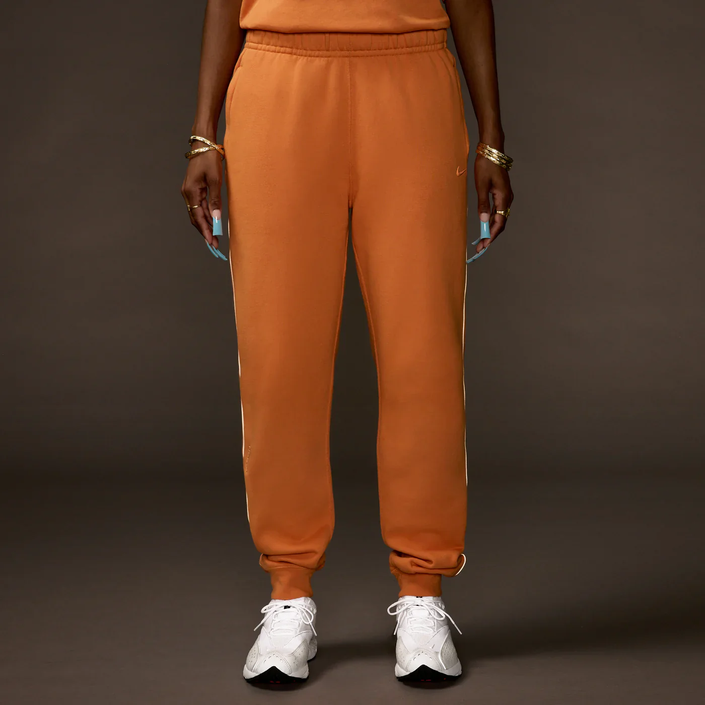 Nike x NOCTA Fleece CS Sweatpants - Hot Curry - Image 3
