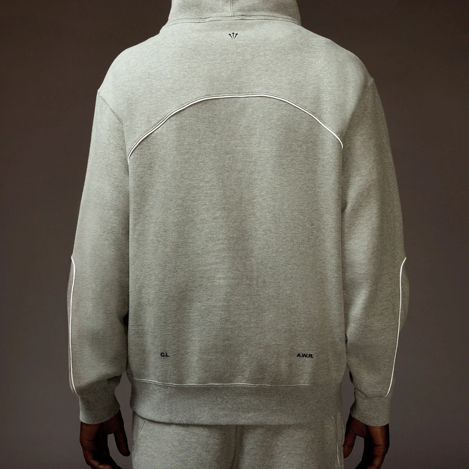 Nike x NOCTA NRG Fleece CS Hoodie - Dark Grey Heather - Image 3