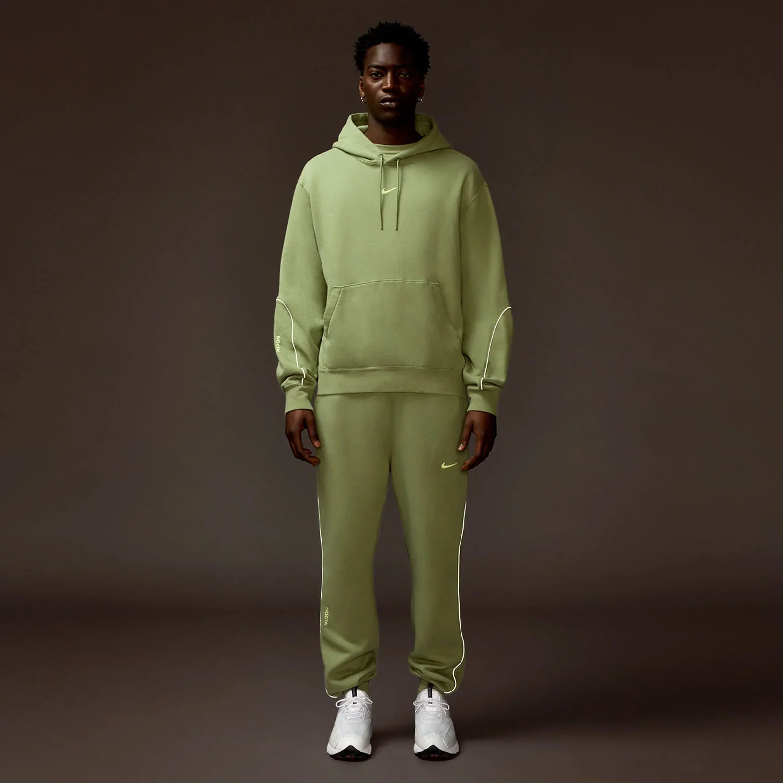 Nike x NOCTA NRG Fleece CS Hoodie - Oil Green - Image 5