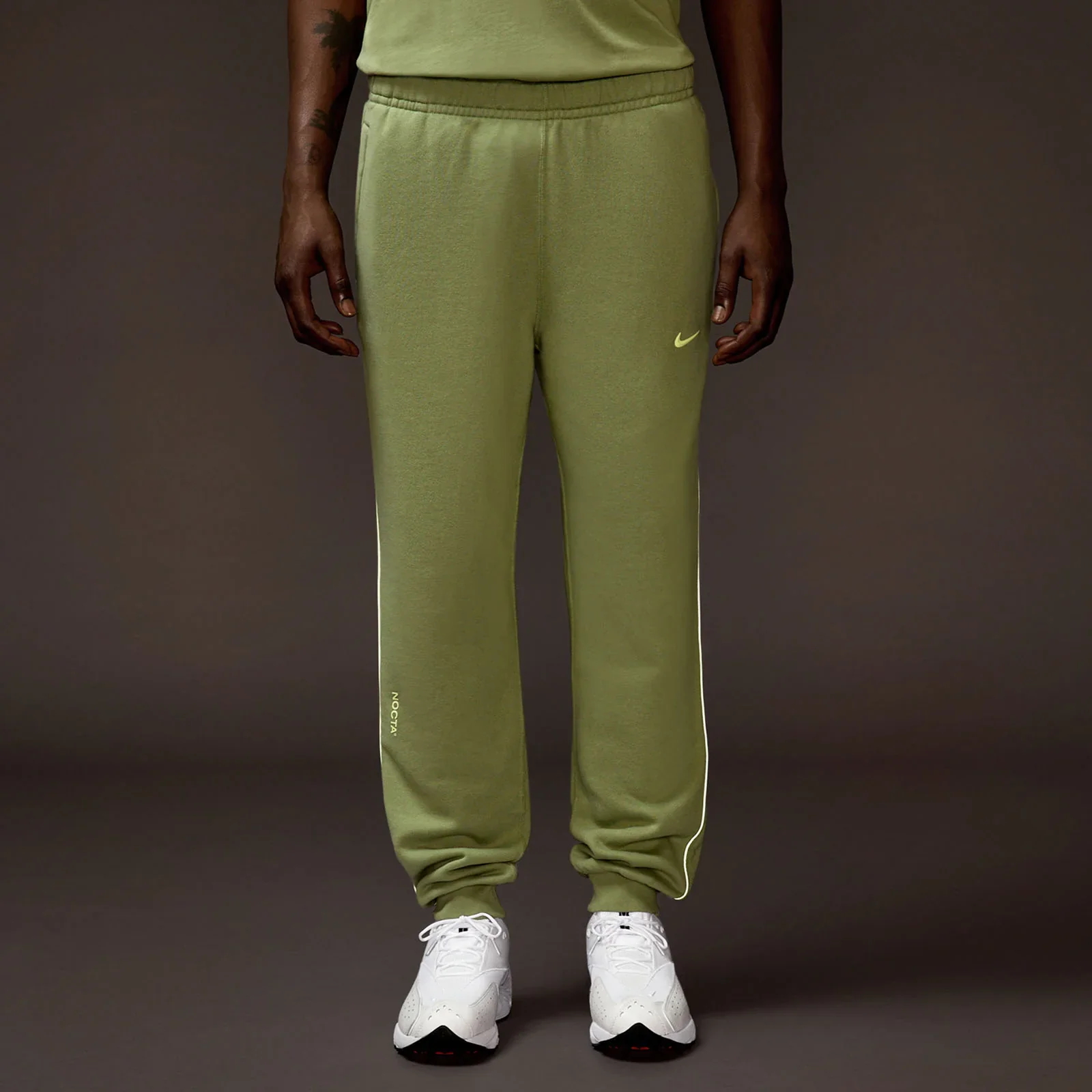 Nike x NOCTA Fleece CS Sweatpants - Oil Green - Image 2