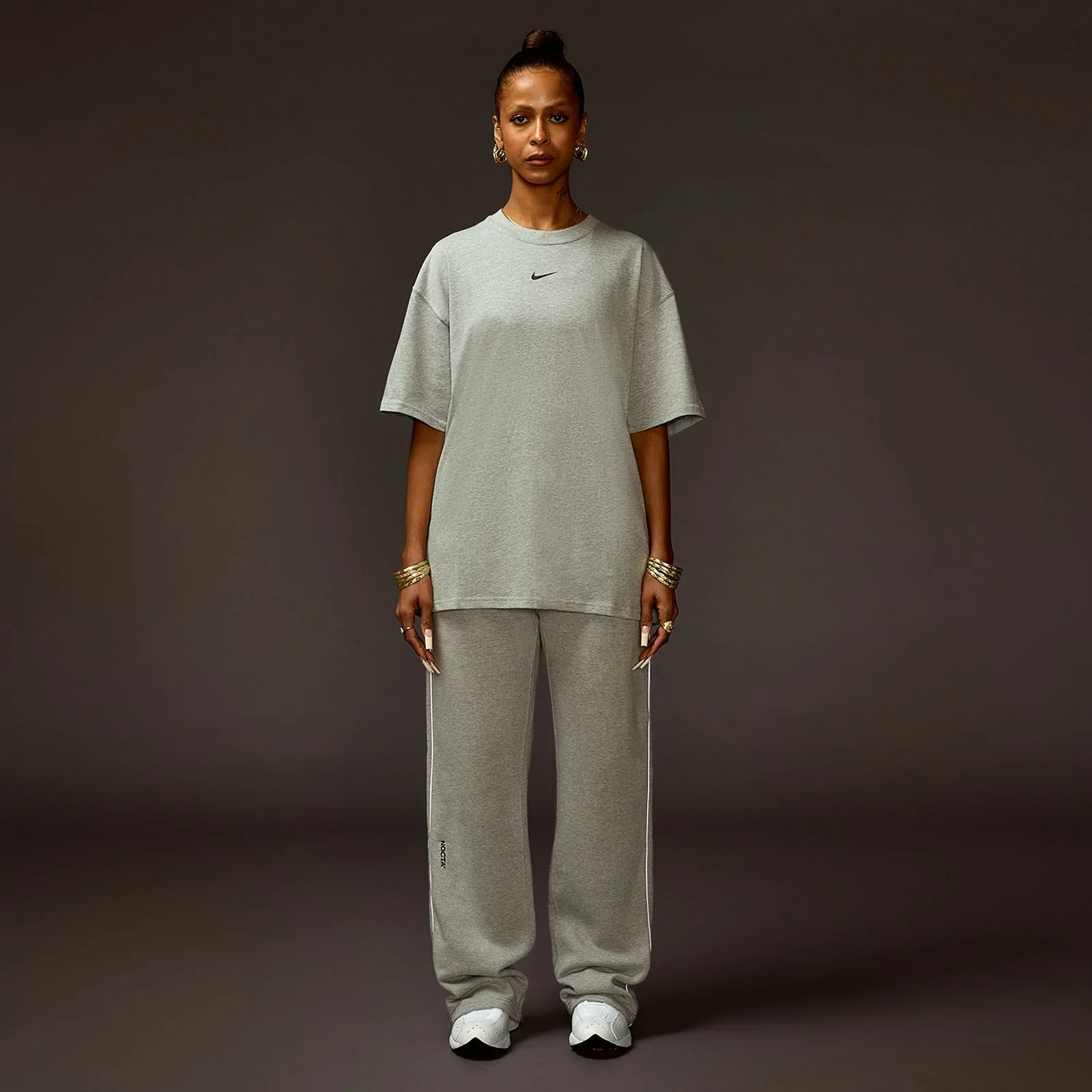 Nike x NOCTA NRG Big Body CS T-Shirt - Dark Grey Heather - Image 6