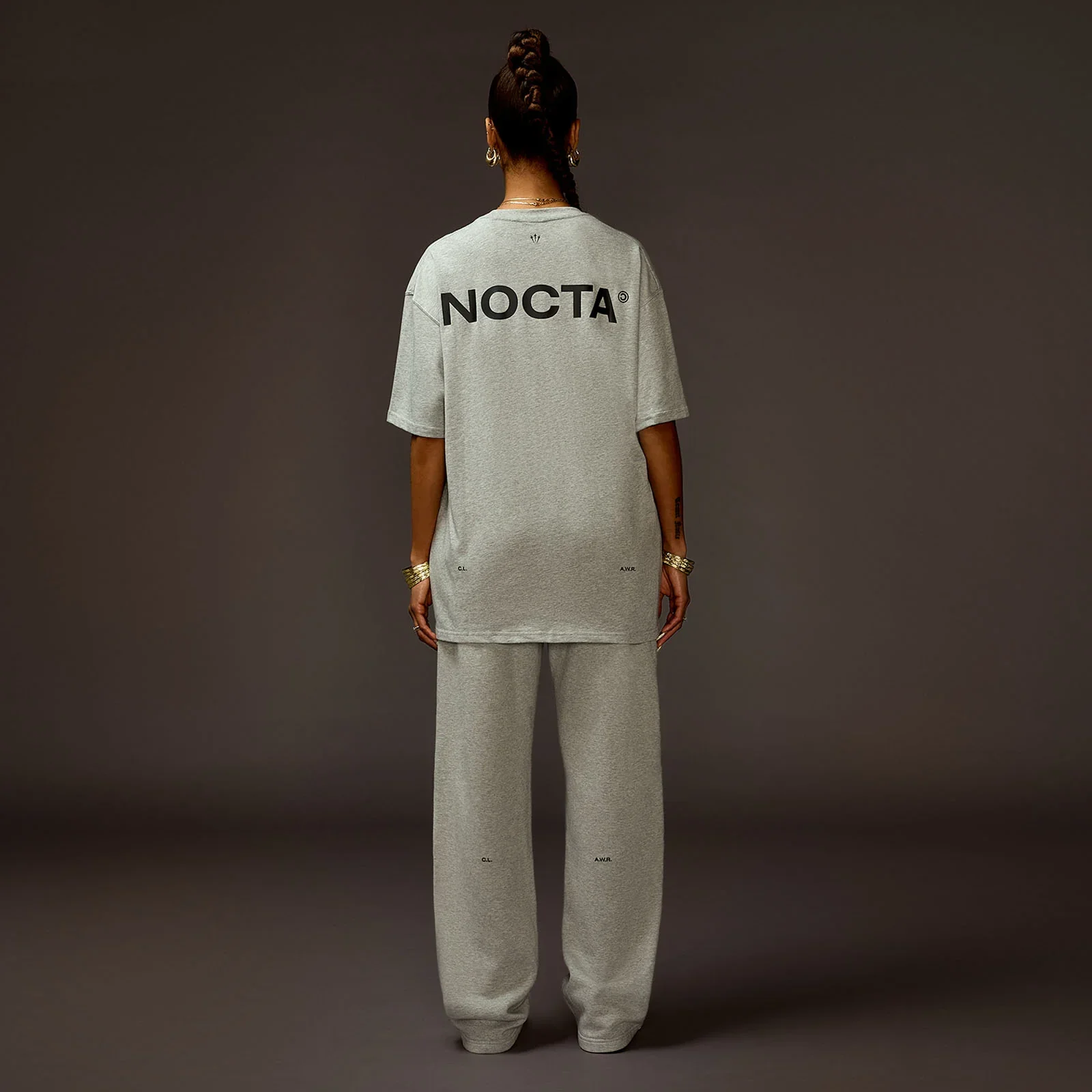 Nike x NOCTA NRG Big Body CS T-Shirt - Dark Grey Heather - Image 7