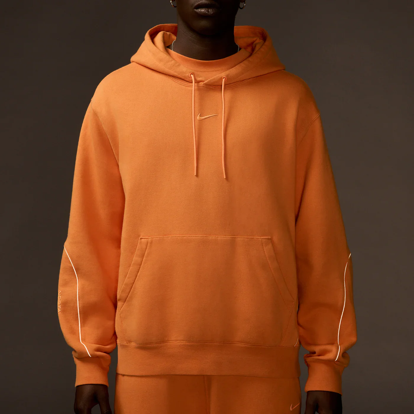 Nike x NOCTA NRG Fleece CS Hoodie - Hot Curry - Image 4