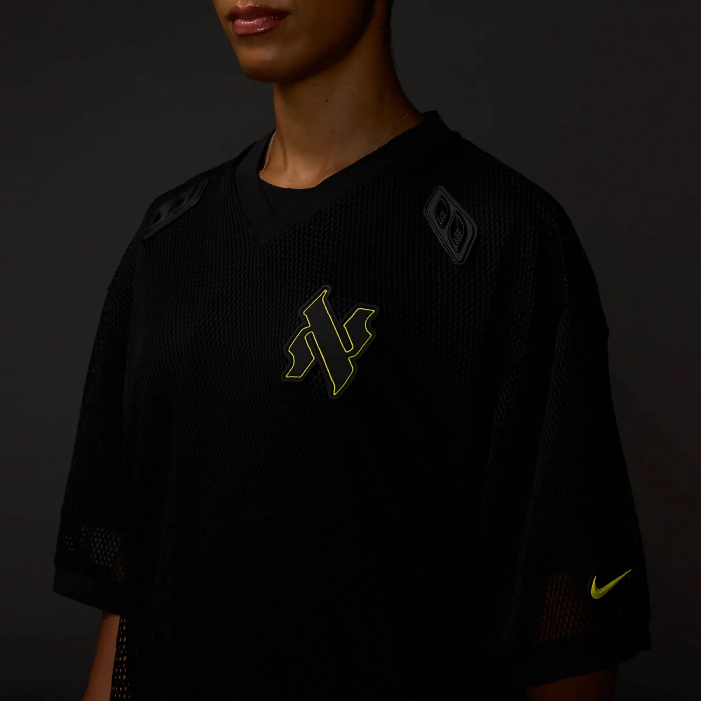 Nike x NOCTA Summer Vybz Mesh S/S Shirt - Black - Image 3