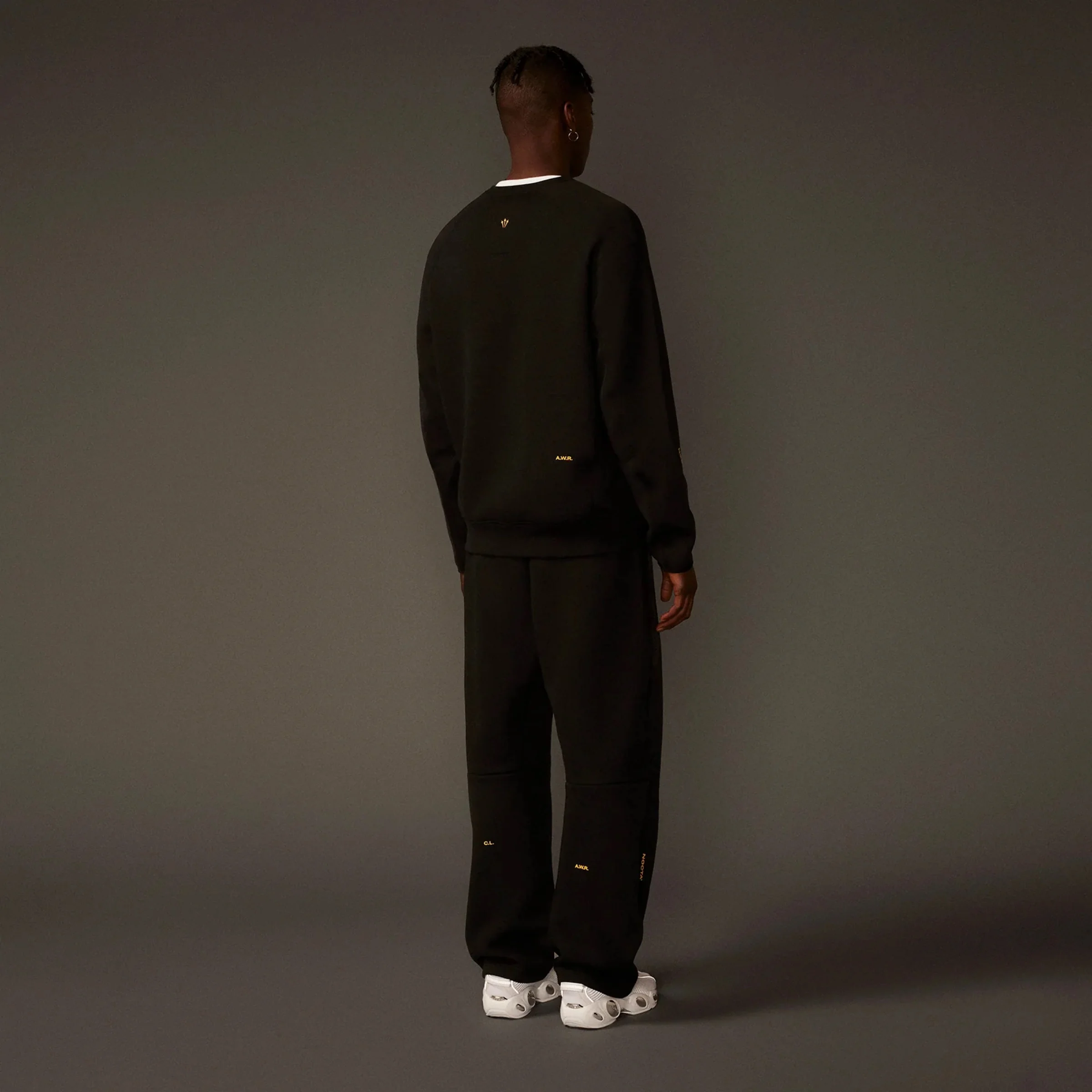 Nike x NOCTA Tech Fleece Crew - Black - Image 4