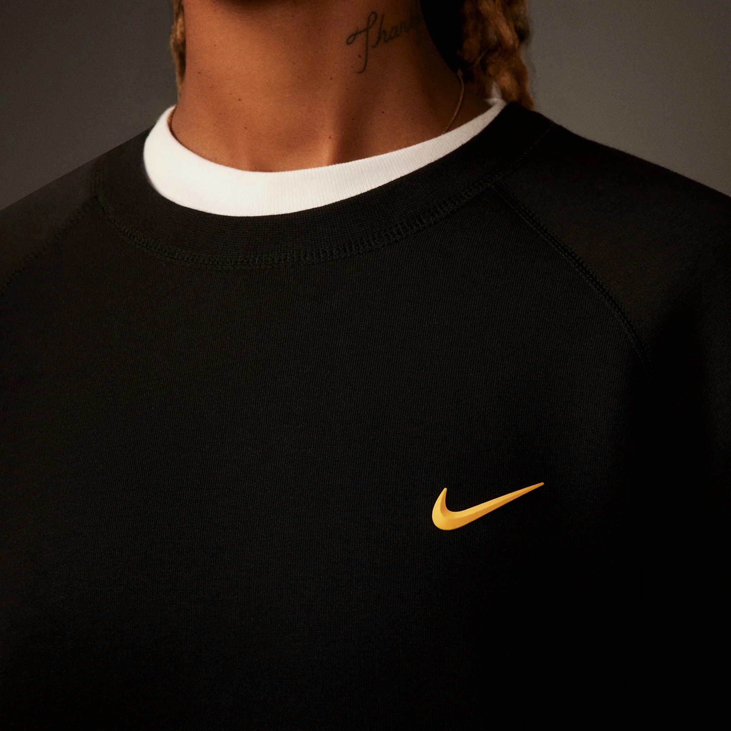 Nike x NOCTA Tech Fleece Crew - Black - Image 5