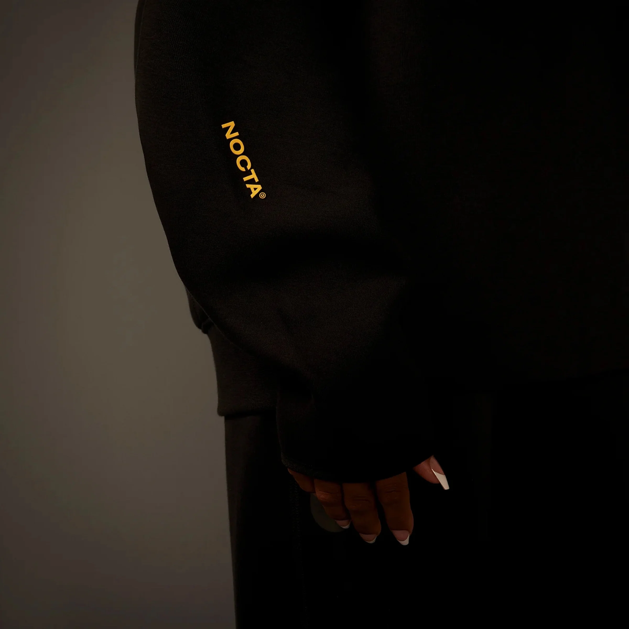 Nike x NOCTA Tech Fleece Crew - Black - Image 6