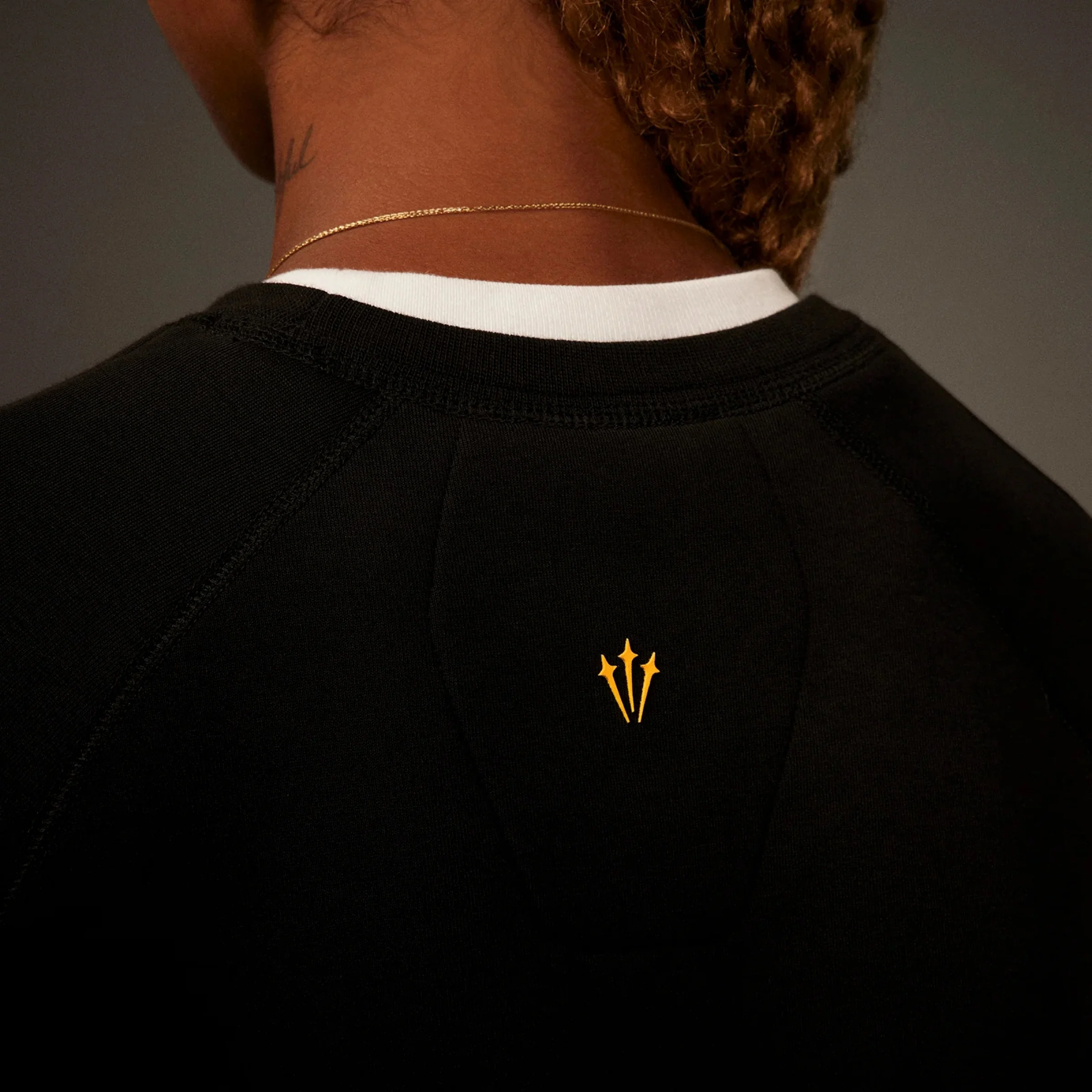 Nike x NOCTA Tech Fleece Crew - Black - Image 7