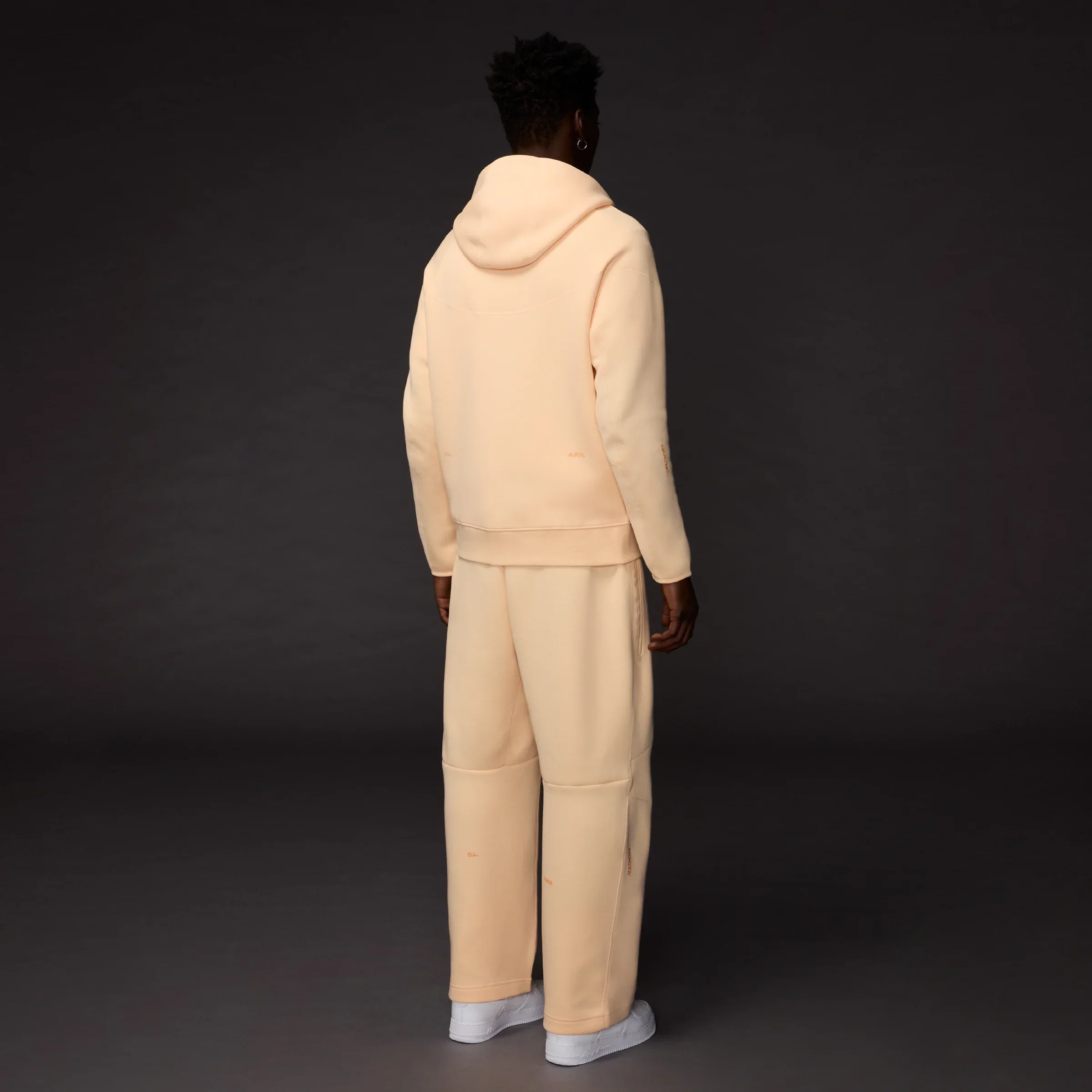 Nike x NOCTA Tech Fleece Full Zip Hoodie - Ice Peach - Image 4