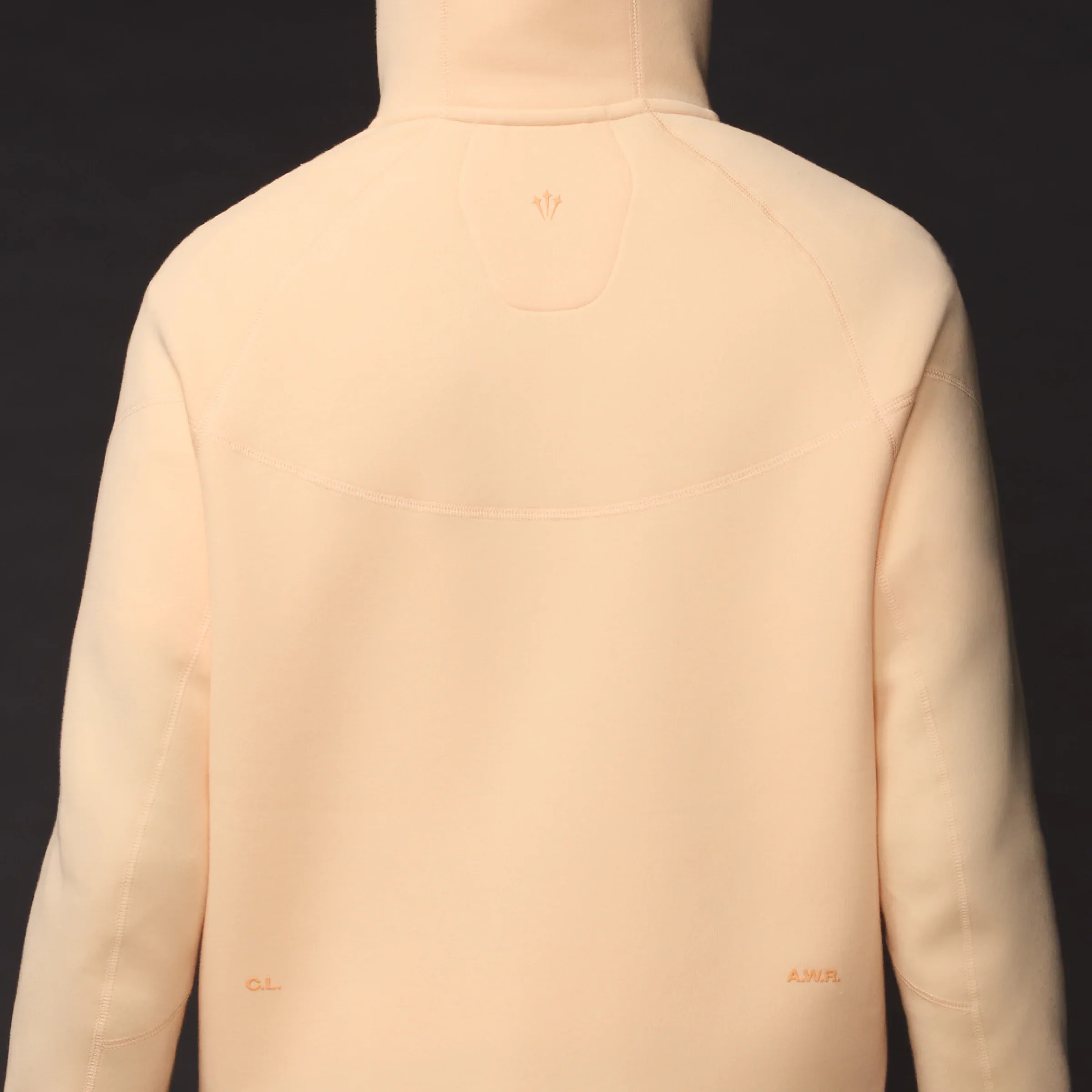 Nike x NOCTA Tech Fleece Full Zip Hoodie - Ice Peach - Image 8