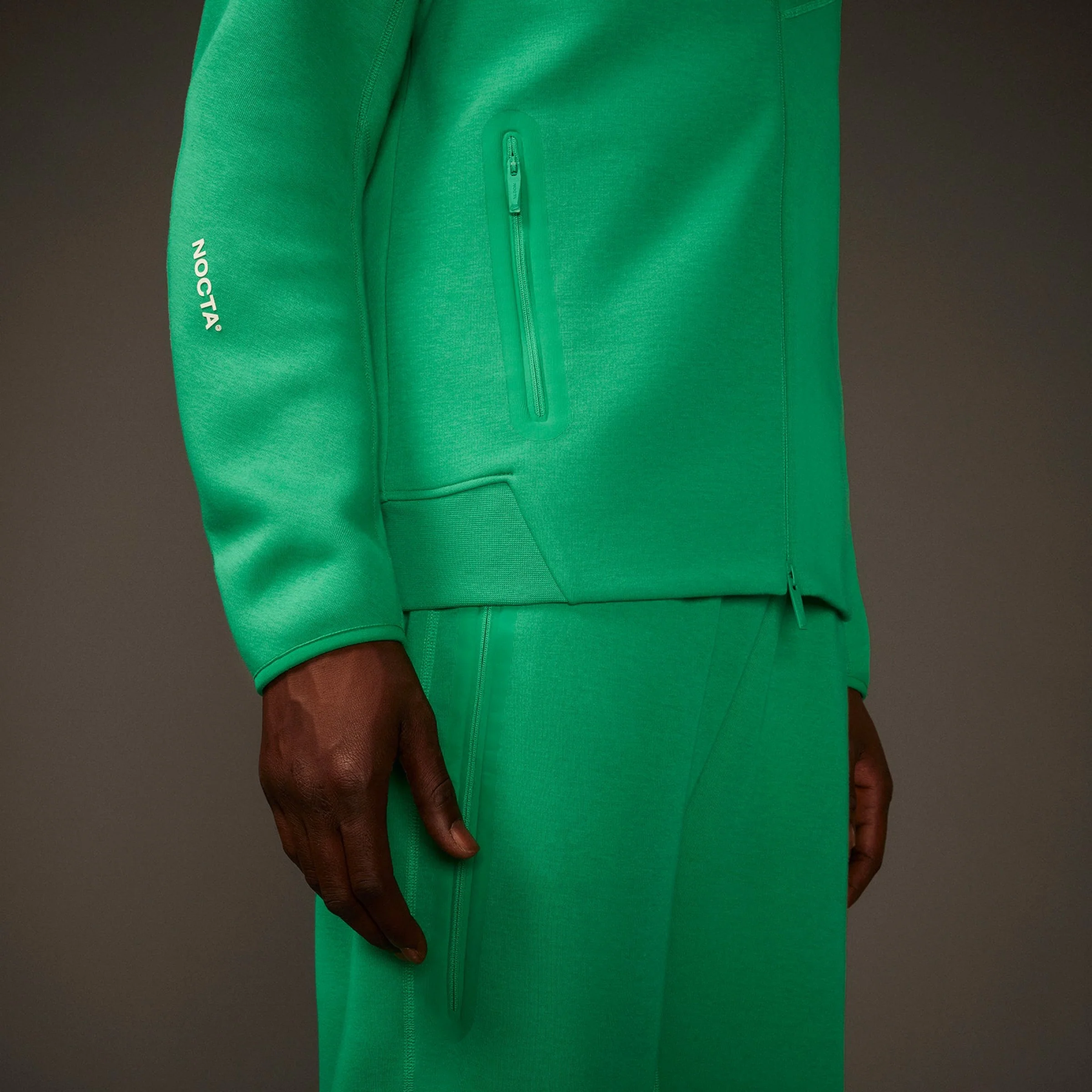 Nike x NOCTA Tech Fleece Hoodie - Stadium Green - Image 6