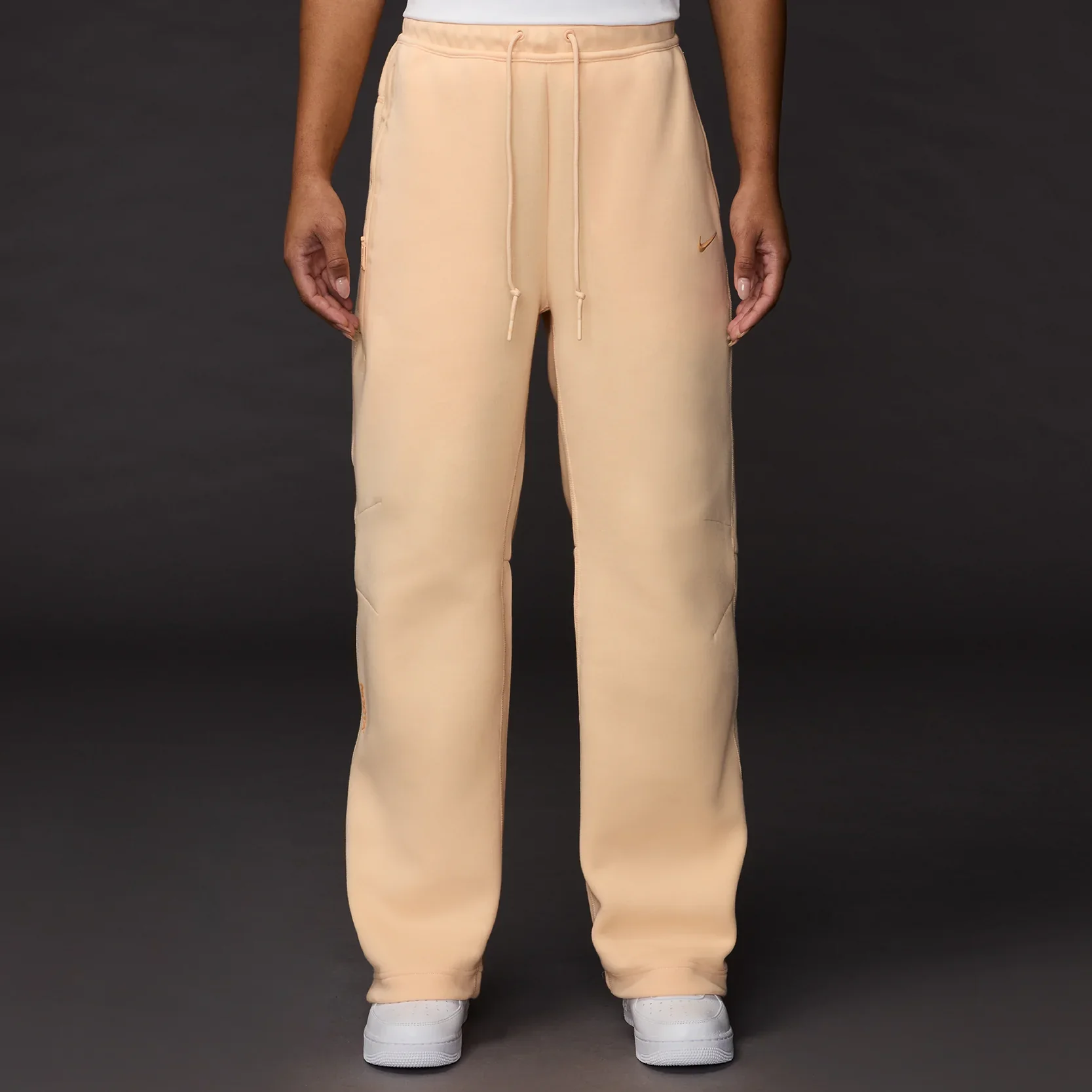 Nike x NOCTA Tech Fleece Open Hem Pants - Ice Peach - Image 2
