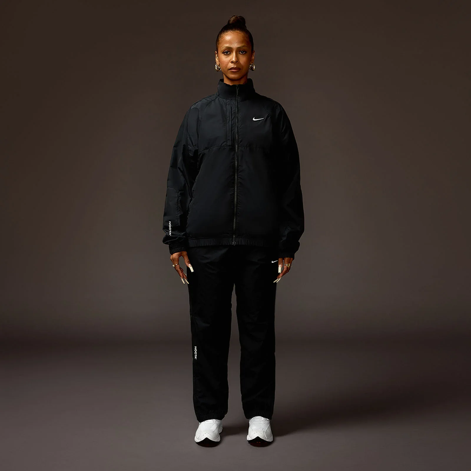 Nike x NOCTA Northstar Nylon Track Jacket - Black - Image 4