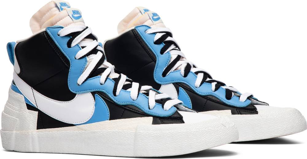 Sacai x Nike Blazer Mid 'White Black Legend Blue' - Image 6