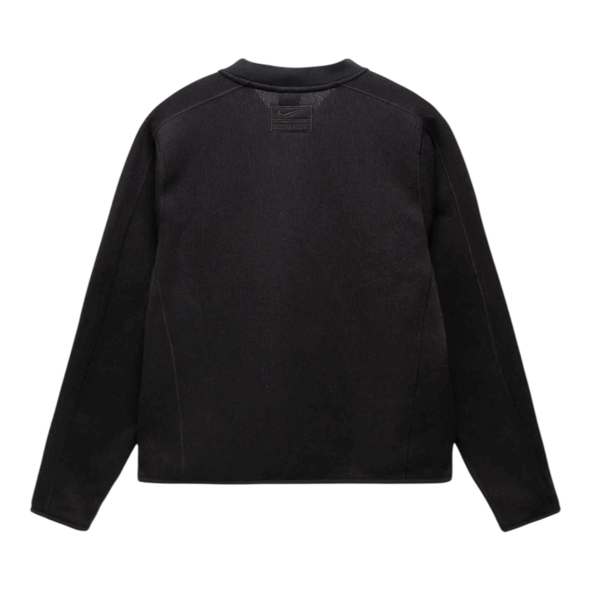 Nike x Stussy Fleece Thermal Pullover - Black - Image 2