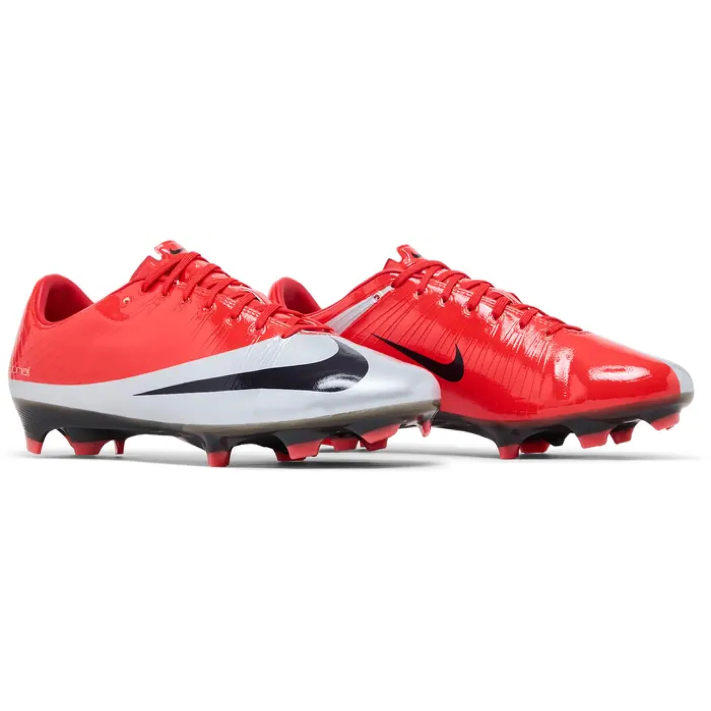 Nike Zoom Mercurial Vapor Superfly 1 RGN FG SE 'CR7 Max Orange Metallic Silver' - Image 5