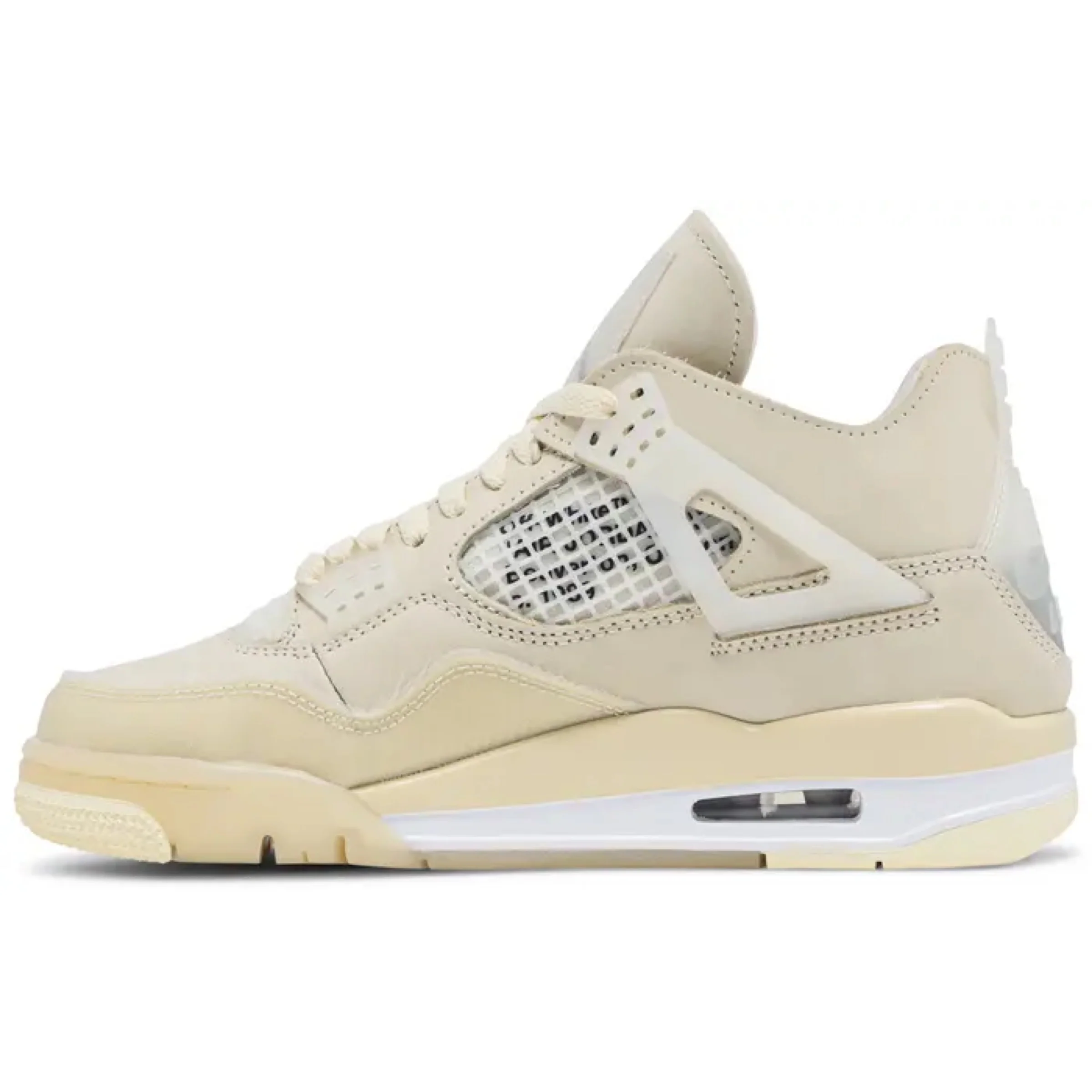 Off-White x Air Jordan 4 Retro SP 'Sail' (Women's) - Image 2