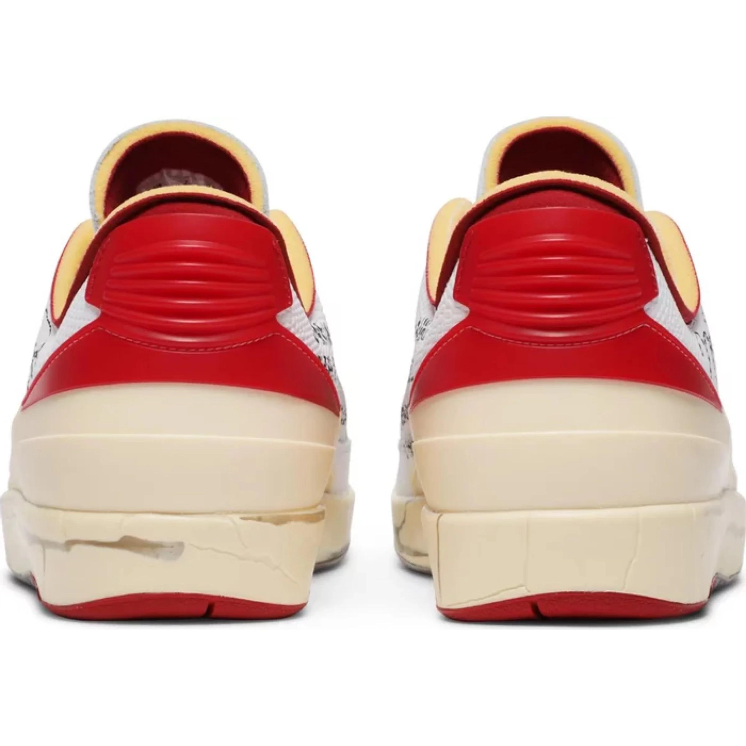 Off-White x Jordan 2 Retro Low SP 'White Red' - Image 4