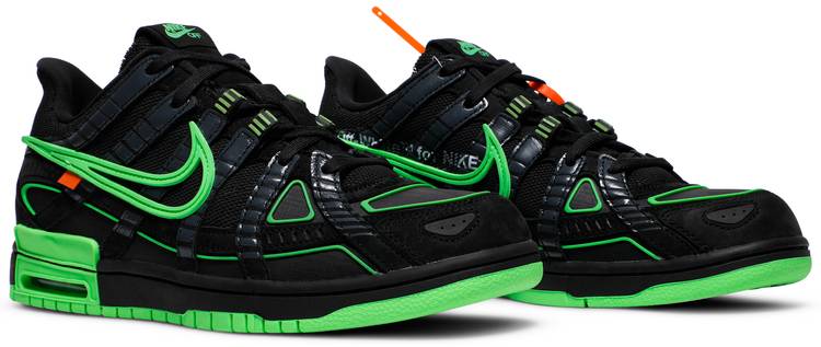 Off-White x Nike Air Rubber Dunk 'Green Strike' - Image 5