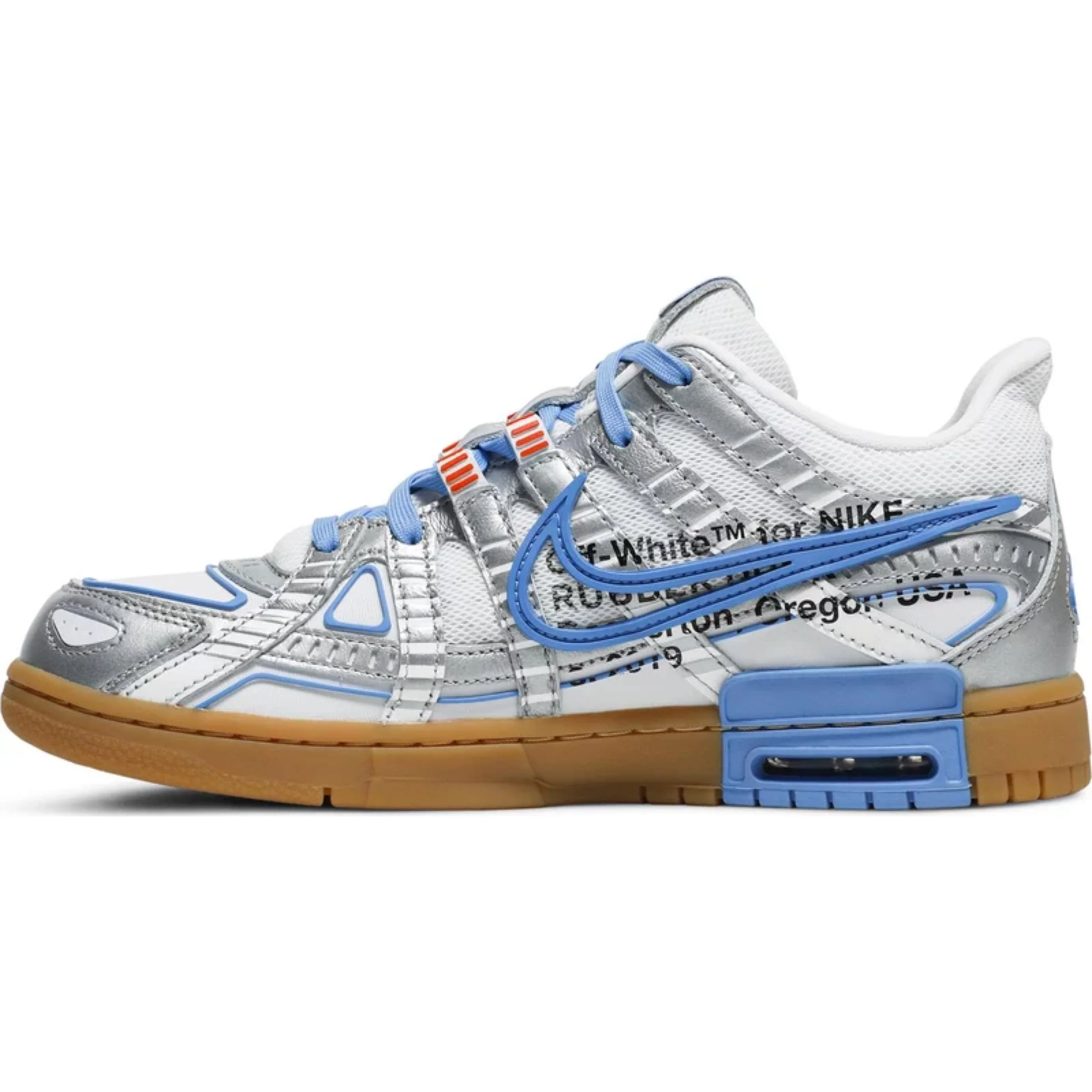 Off-White x Nike Air Rubber Dunk 'UNC' - Image 2