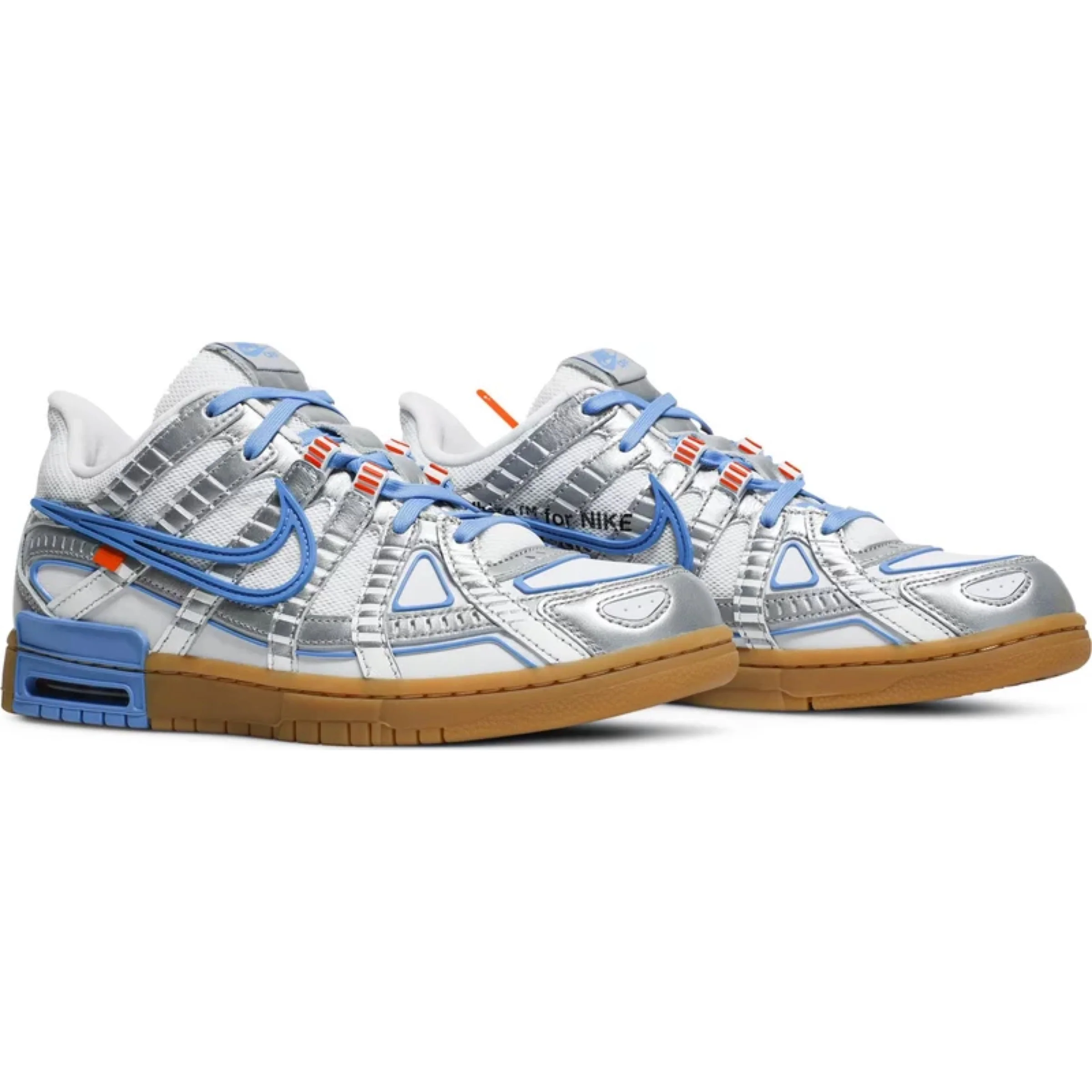 Off-White x Nike Air Rubber Dunk 'UNC' - Image 5