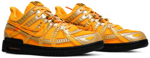 Off-White x Nike Air Rubber Dunk 'University Gold' - Image 5