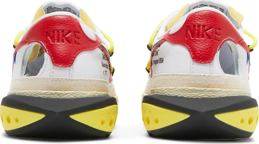 Off-White x Nike Blazer Low 'University Red' - Image 4