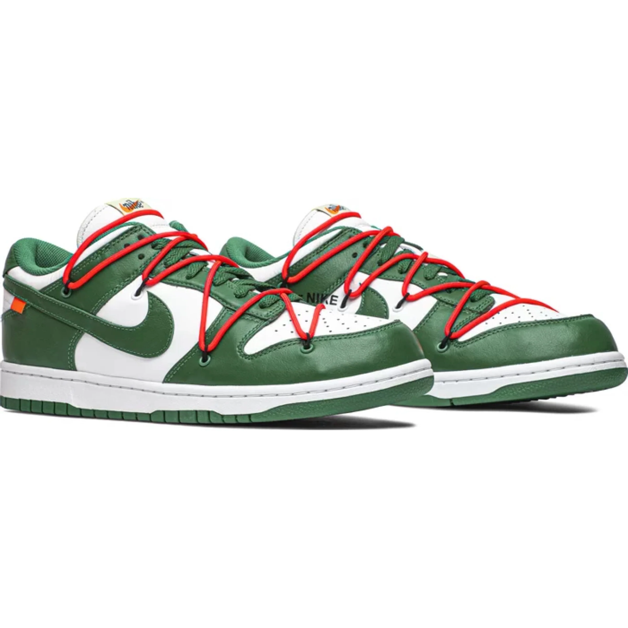 Off-White x Nike Dunk Low 'Pine Green' - Image 5