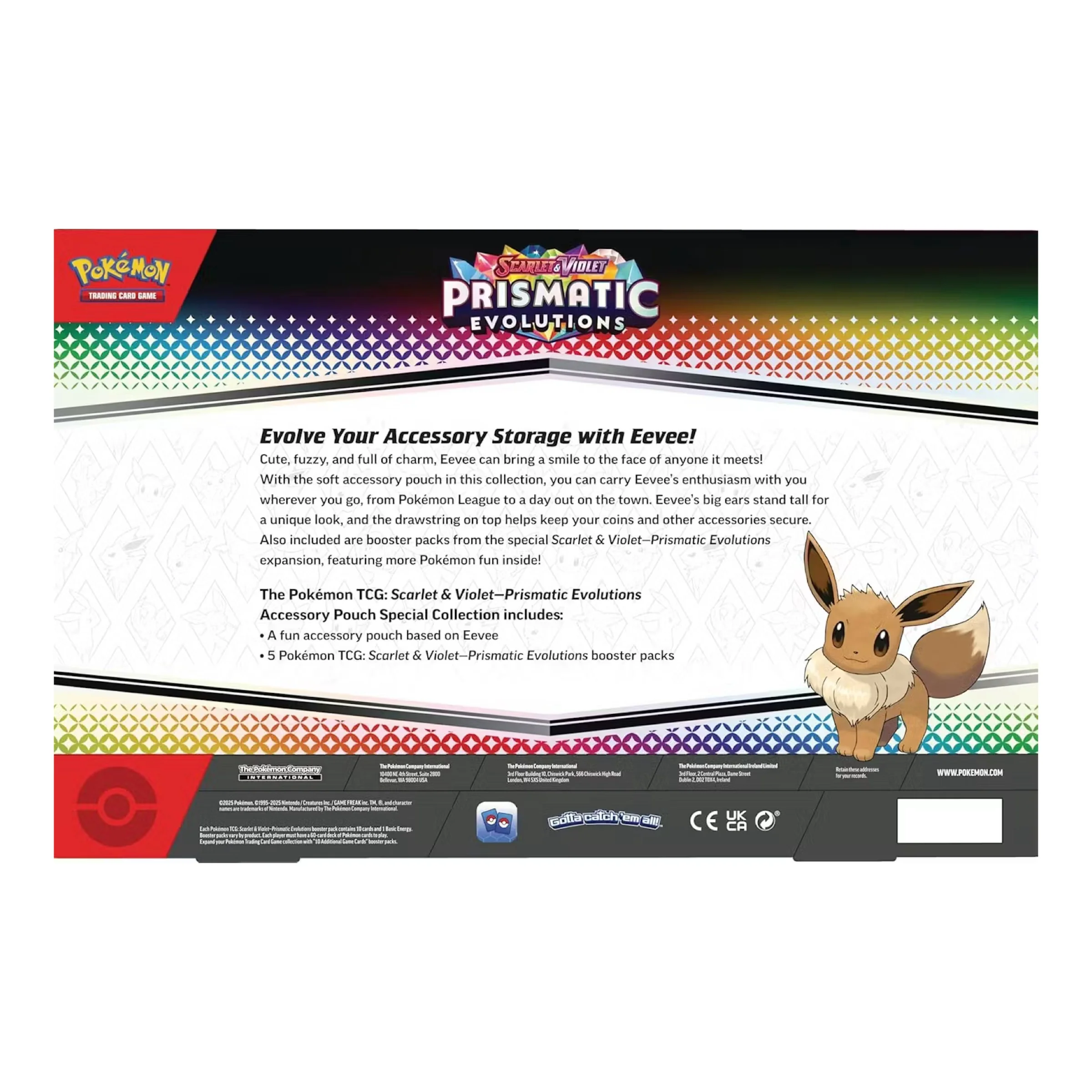 Pokemon Scarlet & Violet - Prismatic Evolutions Accessory Pouch Special Collection - Image 2