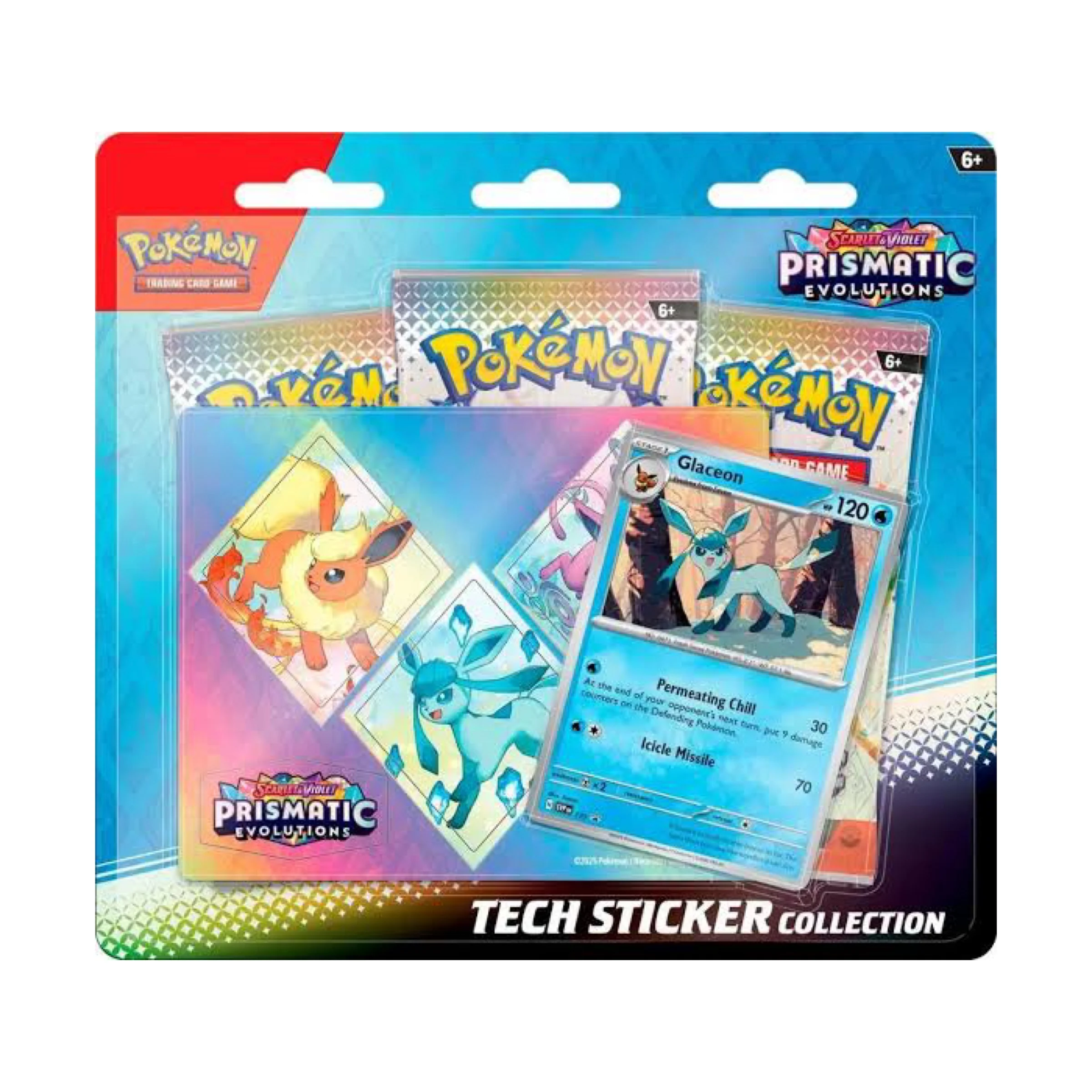 Pokemon Scarlet & Violet Prismatic Evolutions - Tech Sticker Pack - Image 3