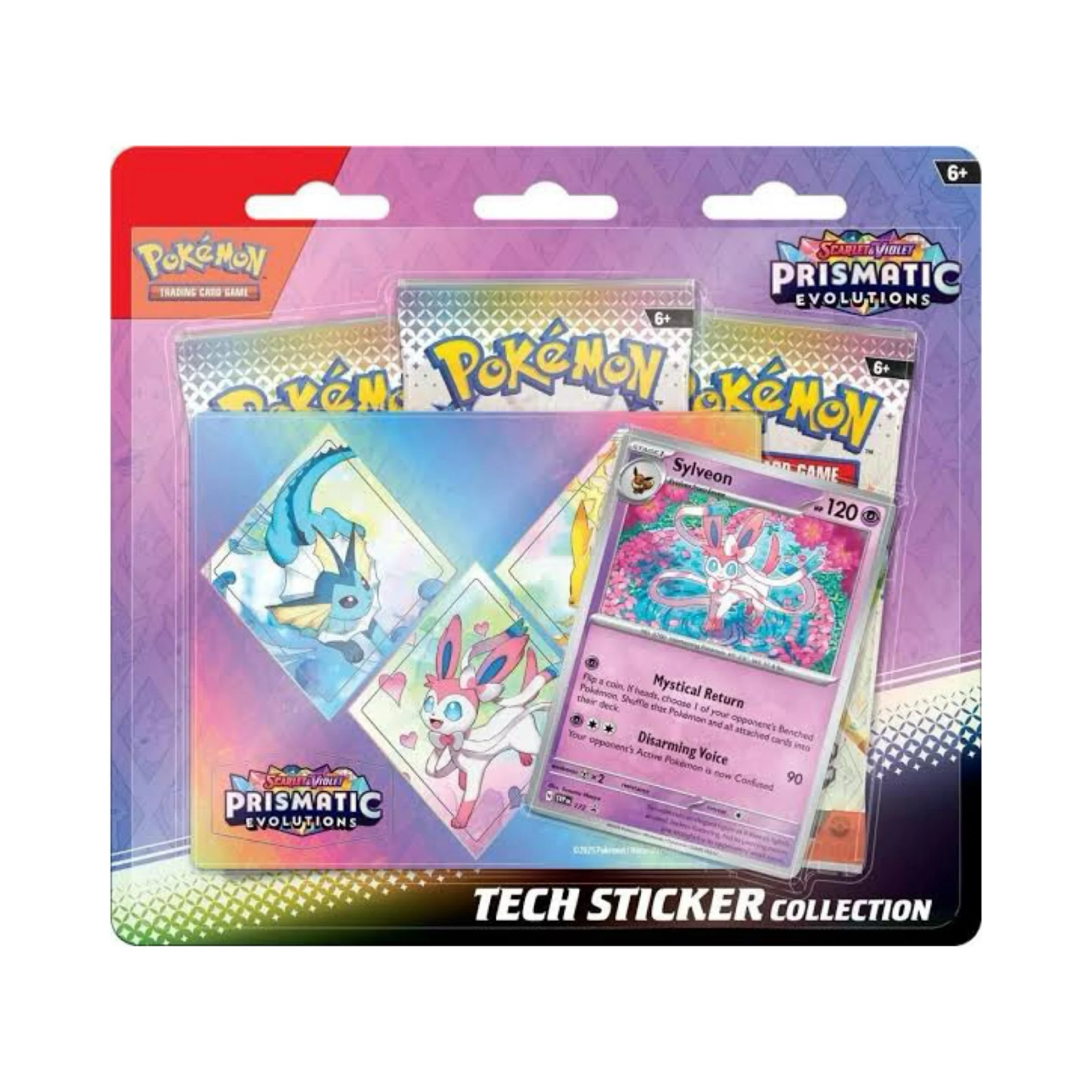 Pokemon Scarlet & Violet Prismatic Evolutions - Tech Sticker Pack - Image 4