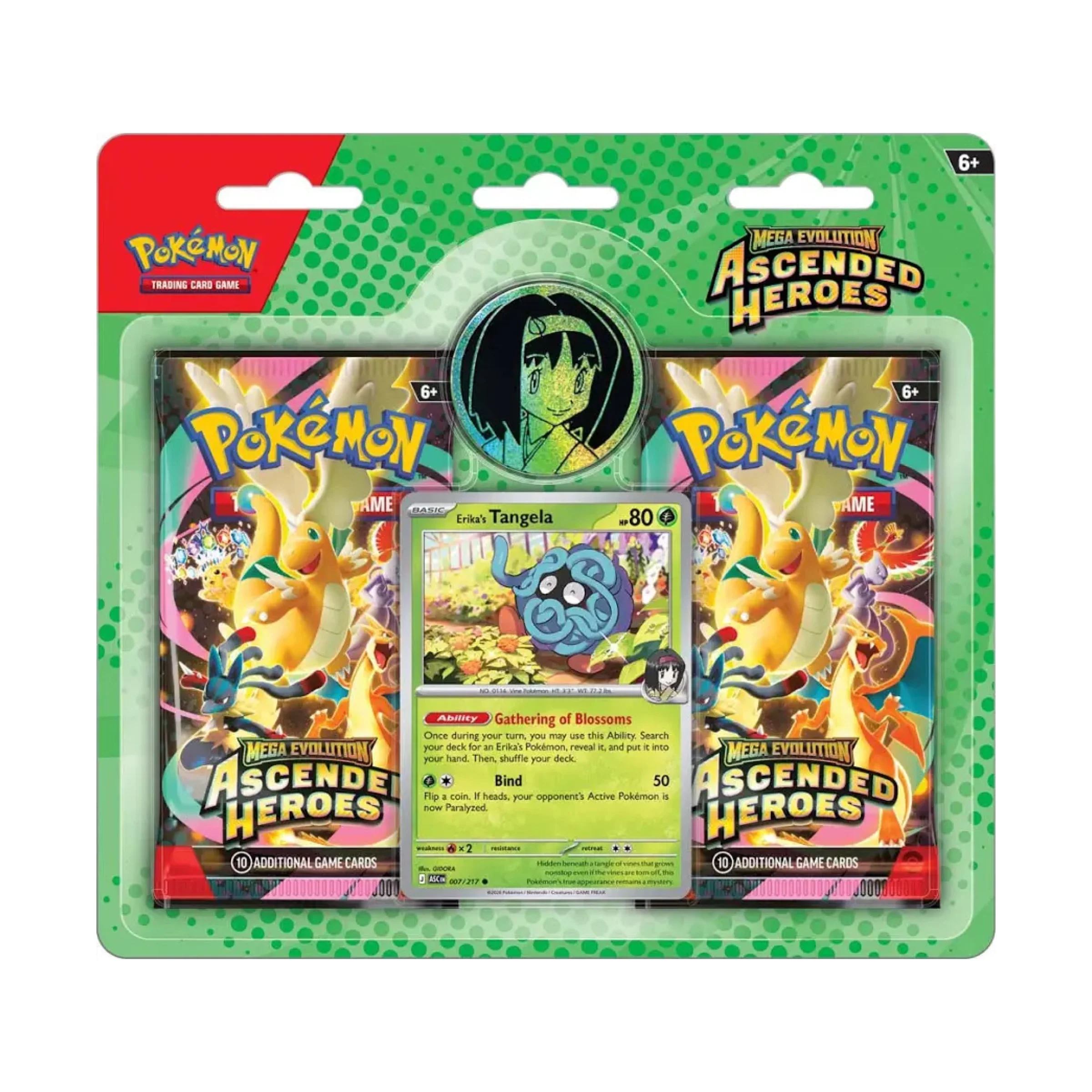 Pokemon TCG Mega Evolution - Ascended Heroes 2-Pack Blister Collection - Image 2