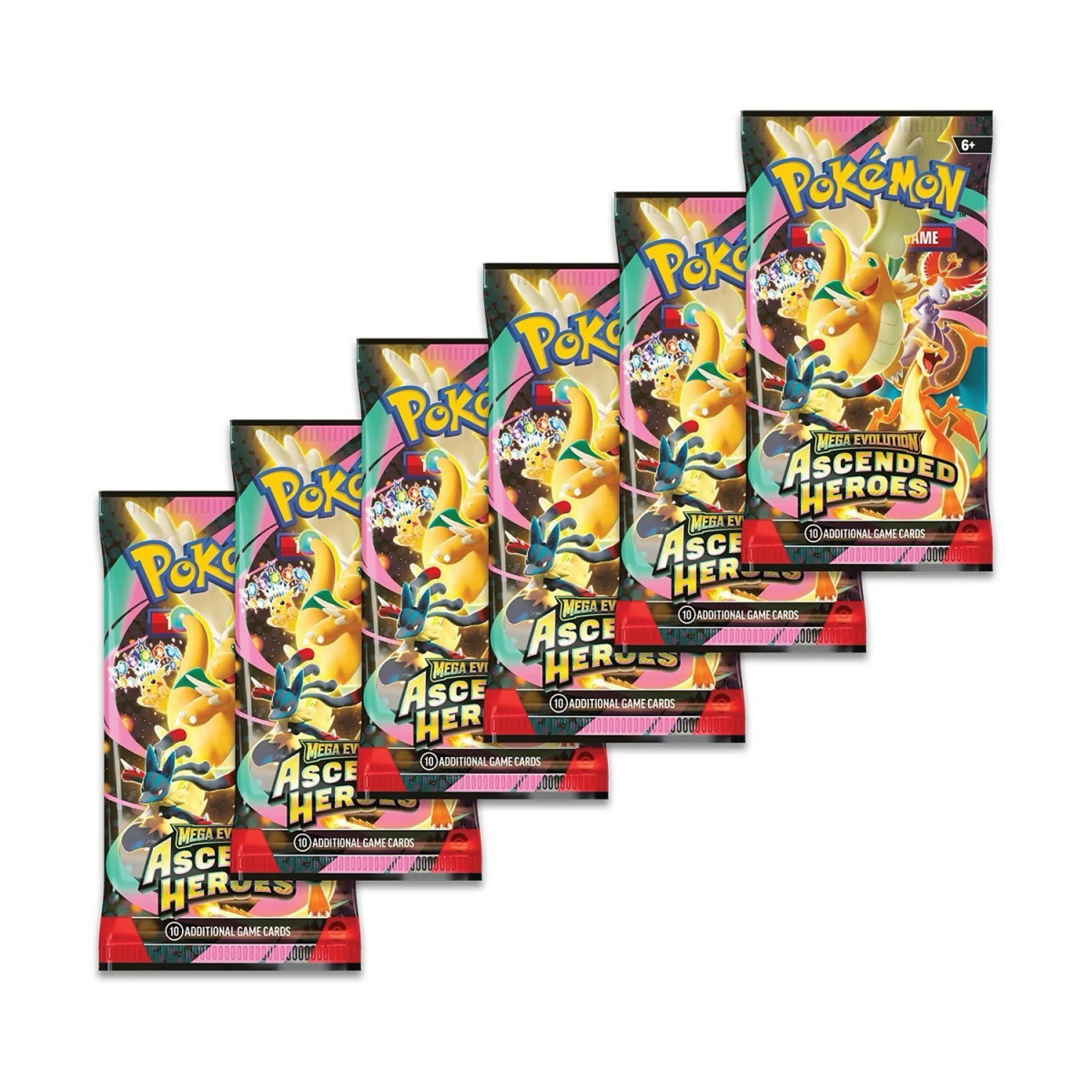 Pokemon TCG Mega Evolution - Ascended Heroes Booster Bundle (6 Packs) - Image 3