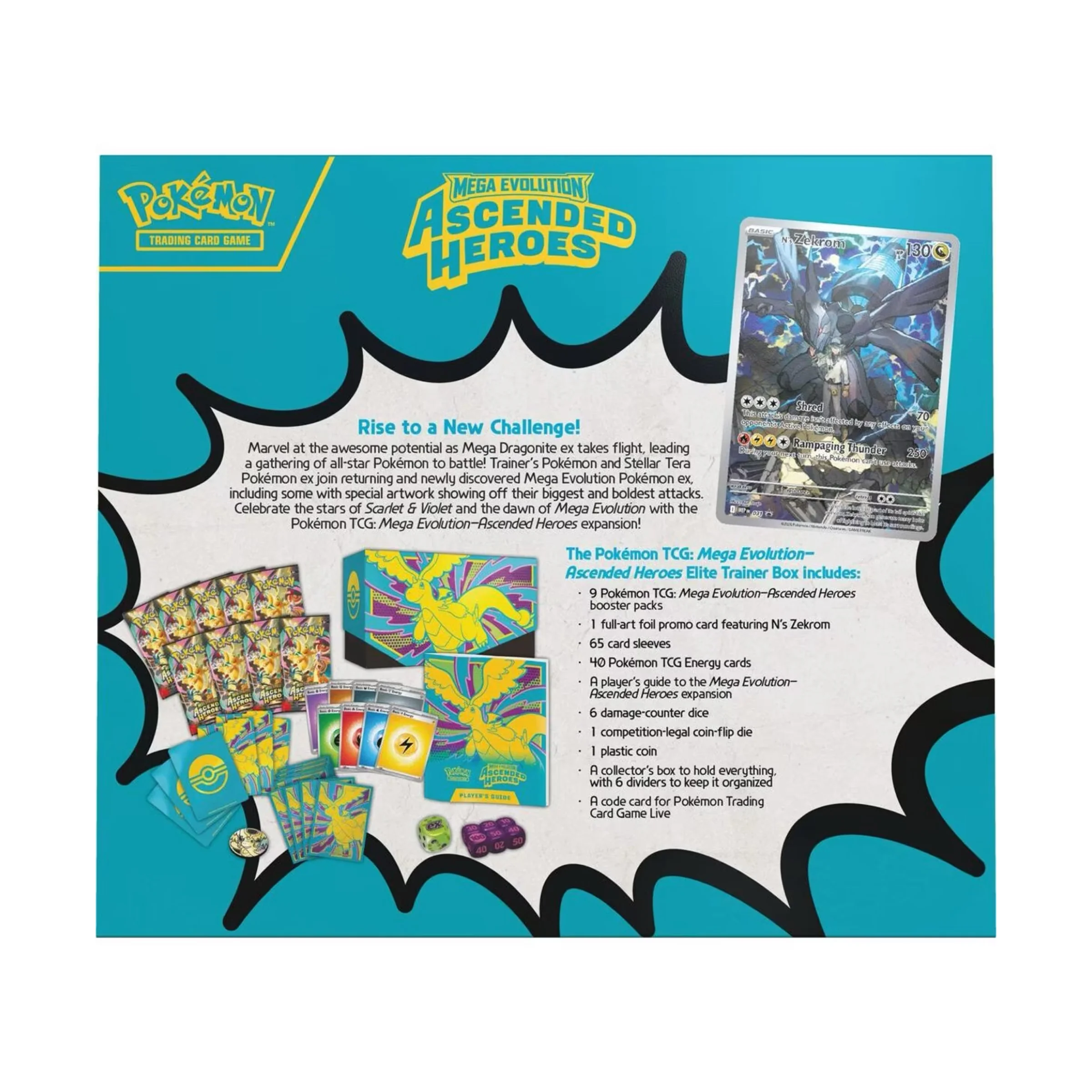 Pokemon TCG Mega Evolution - Ascended Heroes Elite Trainer Box - Image 3