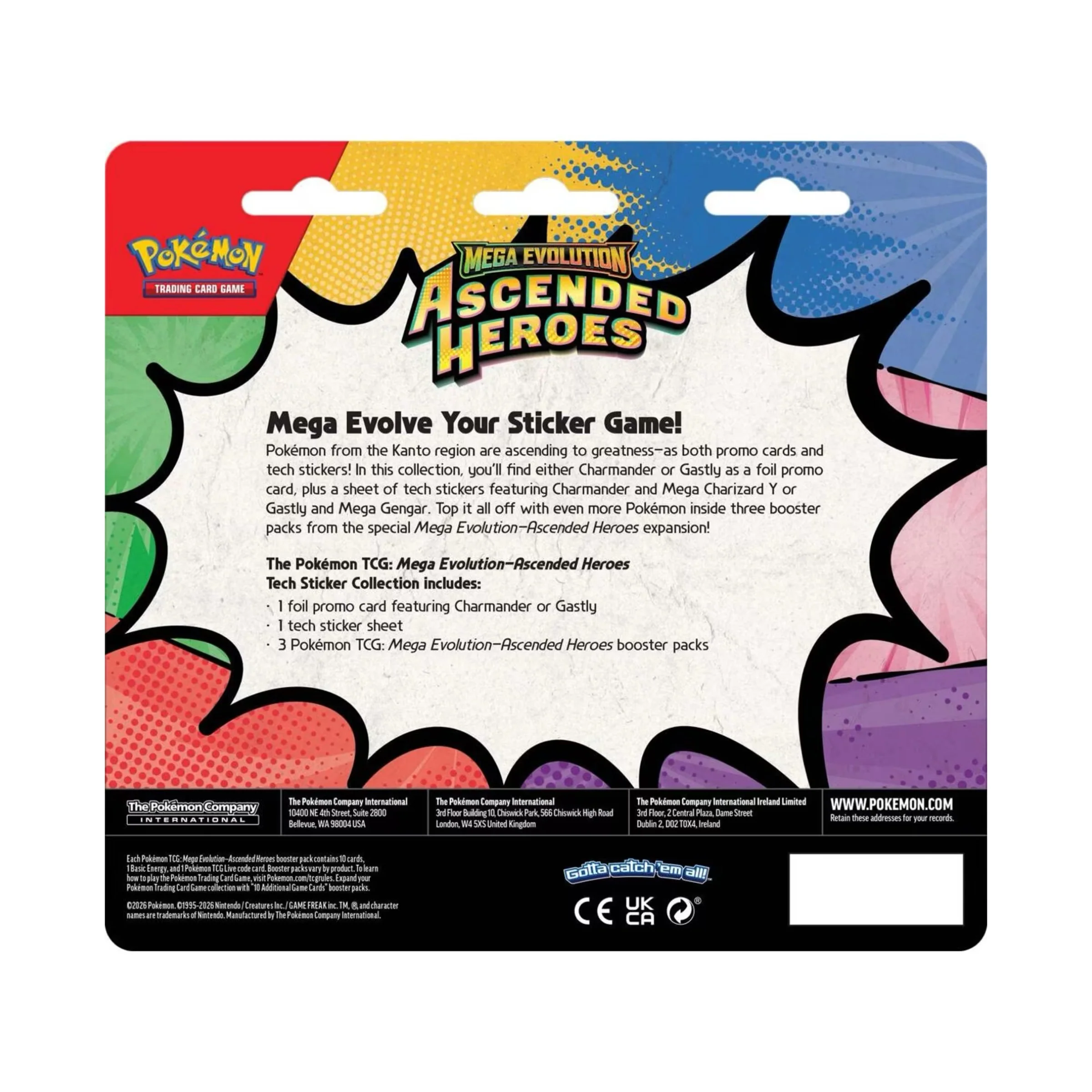 Pokemon TCG Mega Evolution - Ascended Heroes Tech Sticker Collection - Image 4
