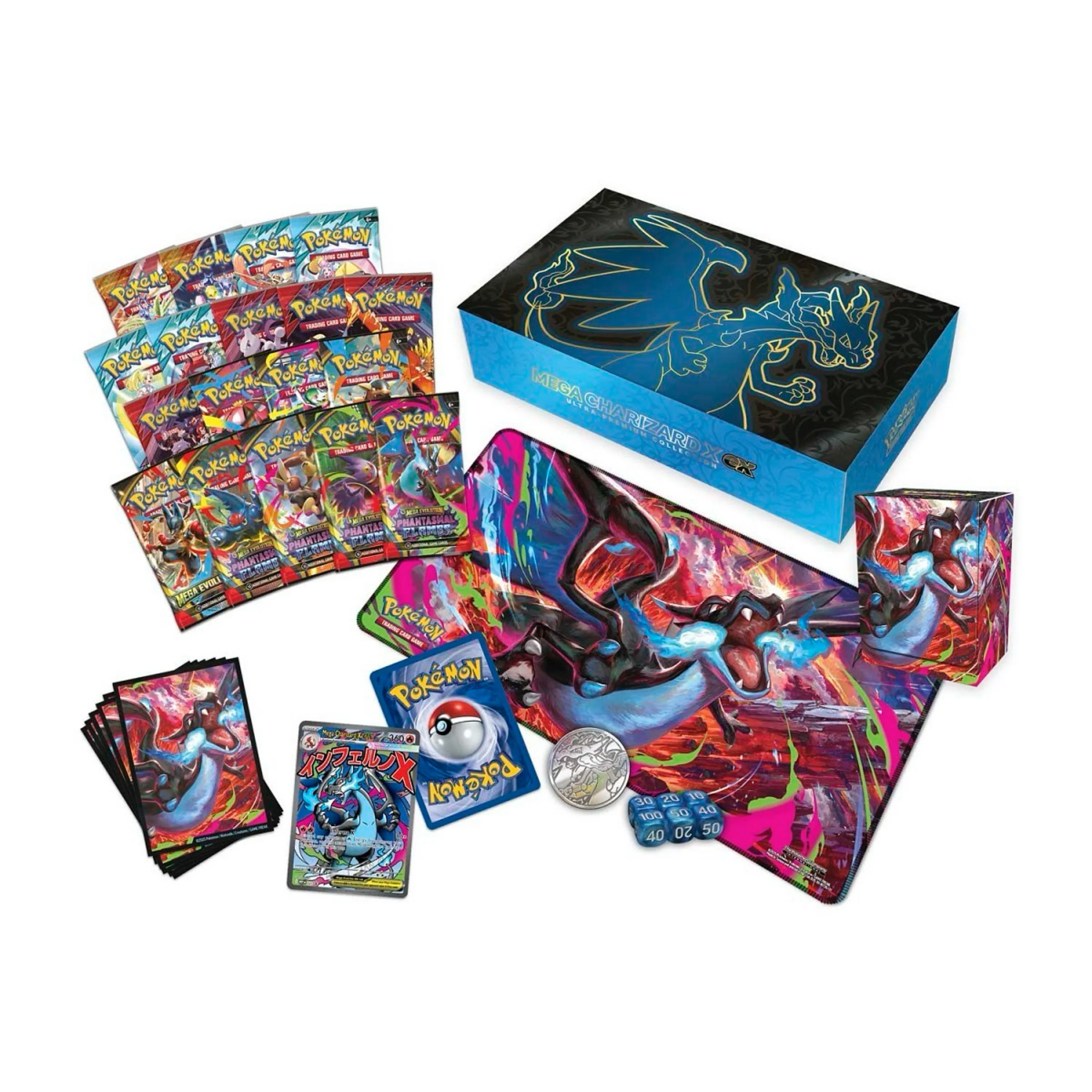 Pokemon TCG Mega Evolution - Charizard X ex Ultra-Premium Collection - Image 2