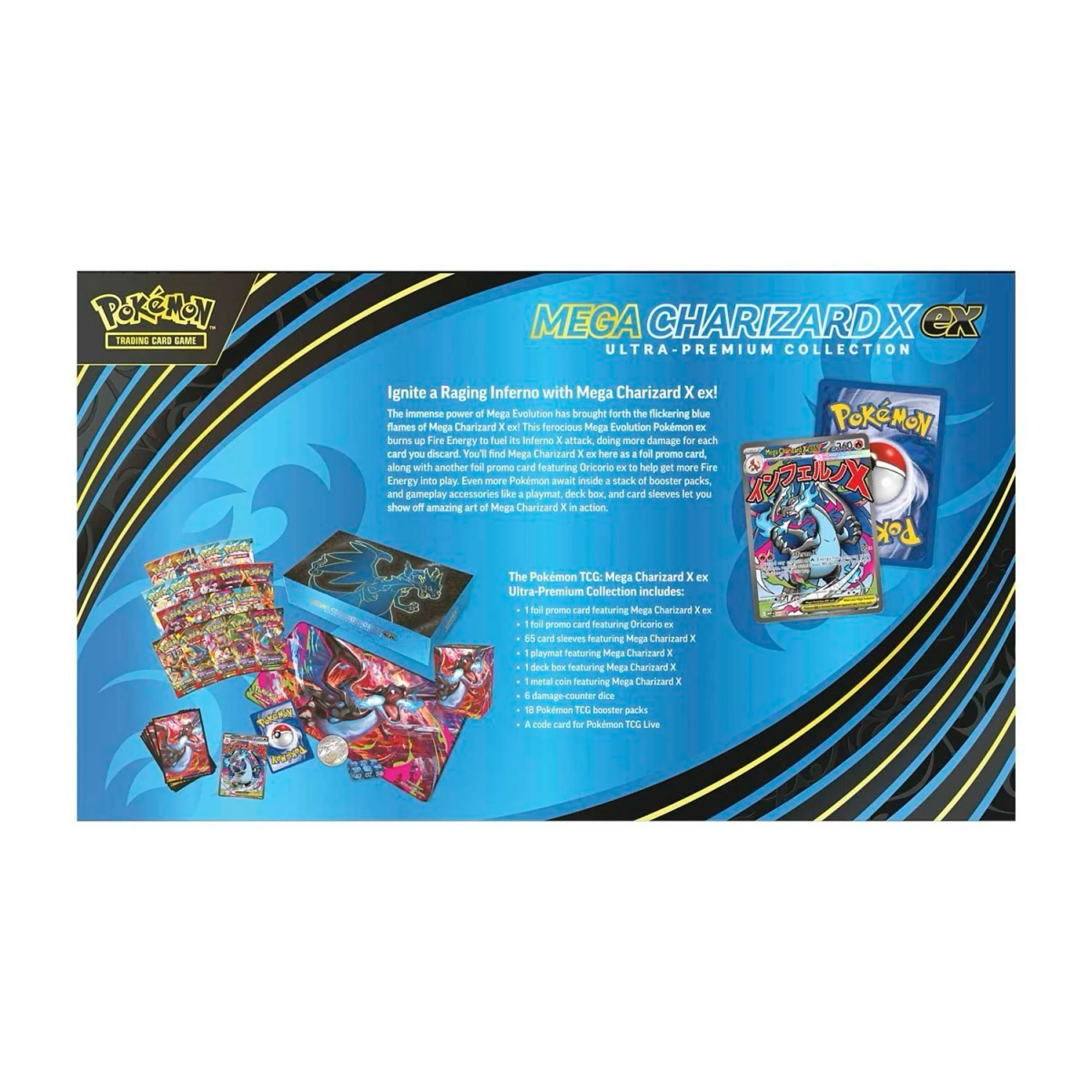 Pokemon TCG Mega Evolution - Charizard X ex Ultra-Premium Collection - Image 6