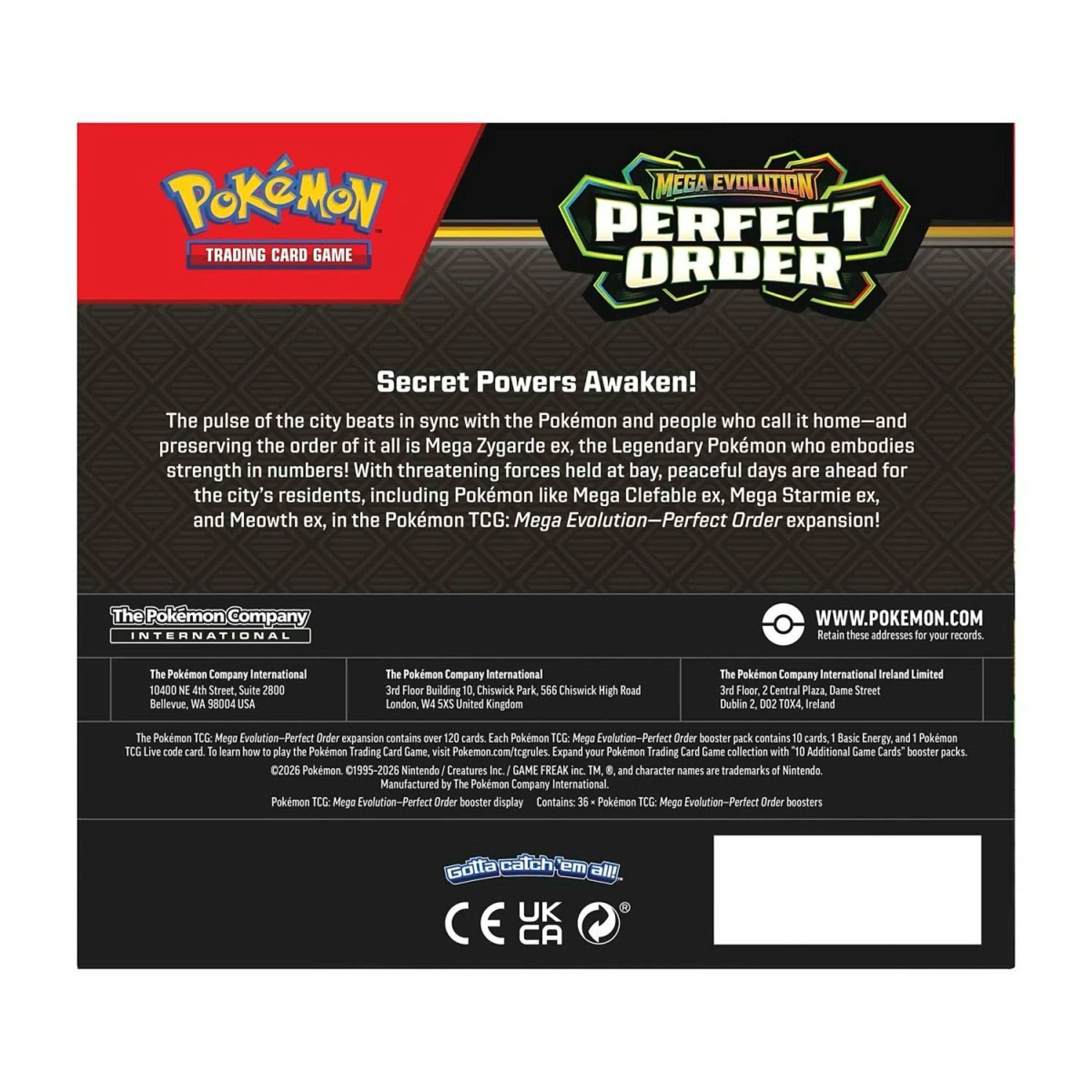 Pokemon TCG Mega Evolution - Perfect Order Booster Box - Image 2