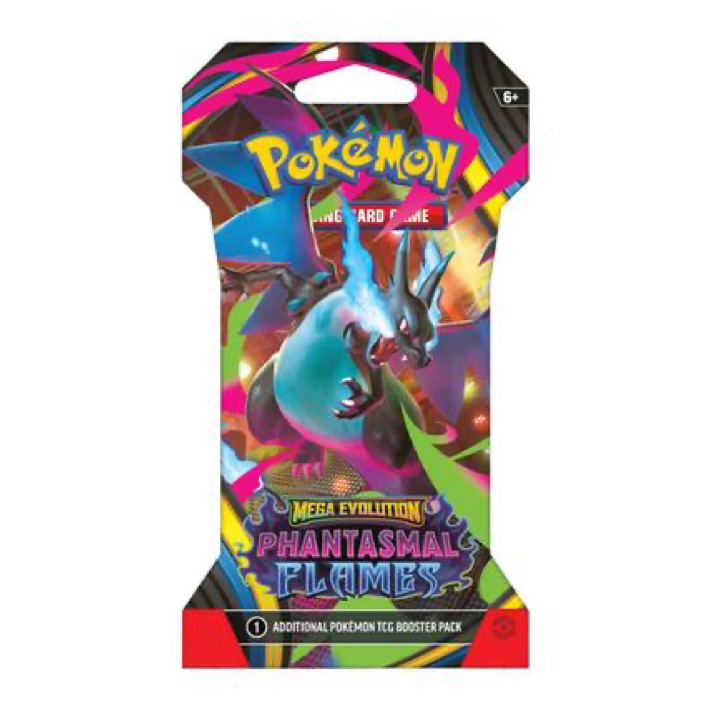 Pokemon TCG Mega Evolution - Phantasmal Flames Sleeved Booster Pack - Image 2