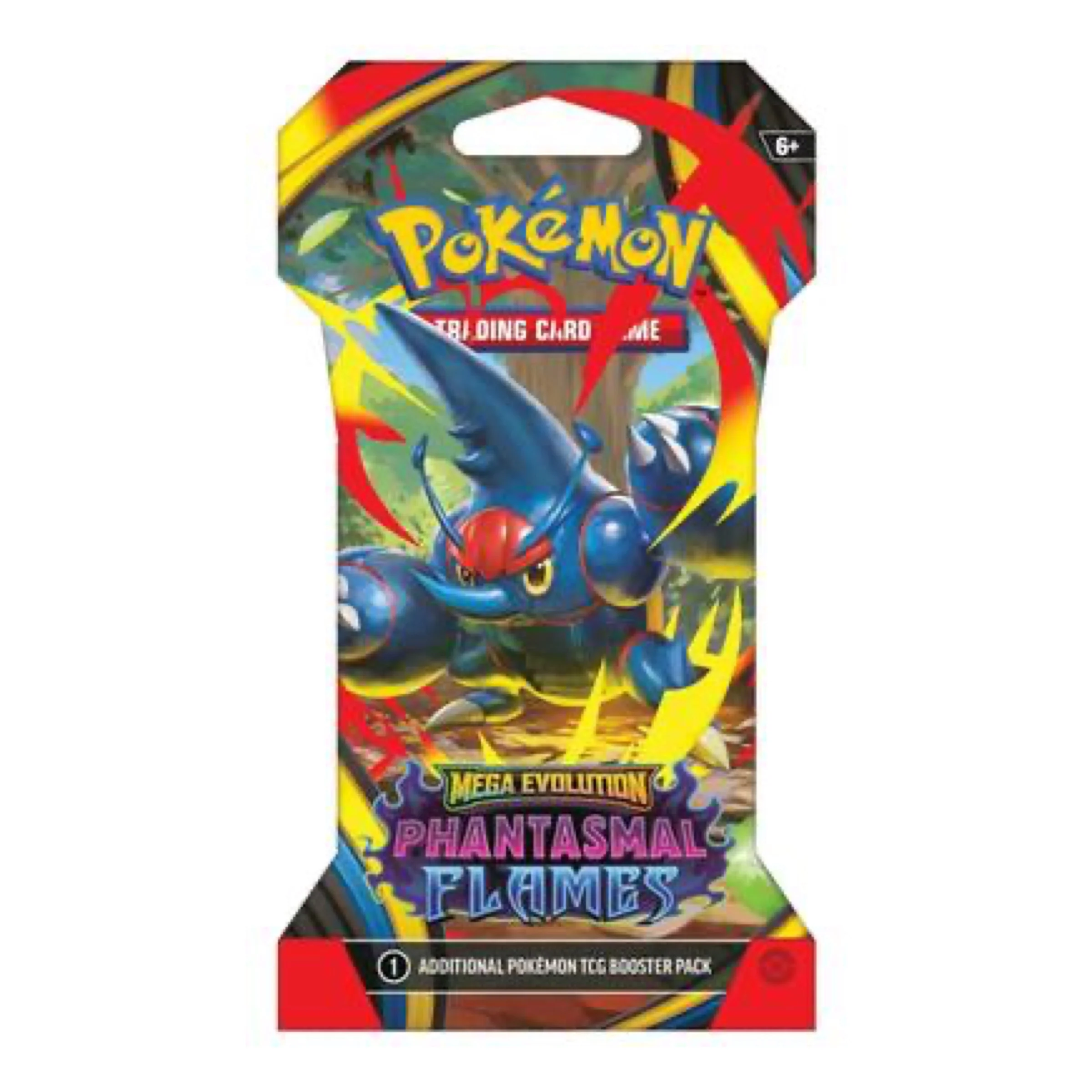 Pokemon TCG Mega Evolution - Phantasmal Flames Sleeved Booster Pack - Image 3