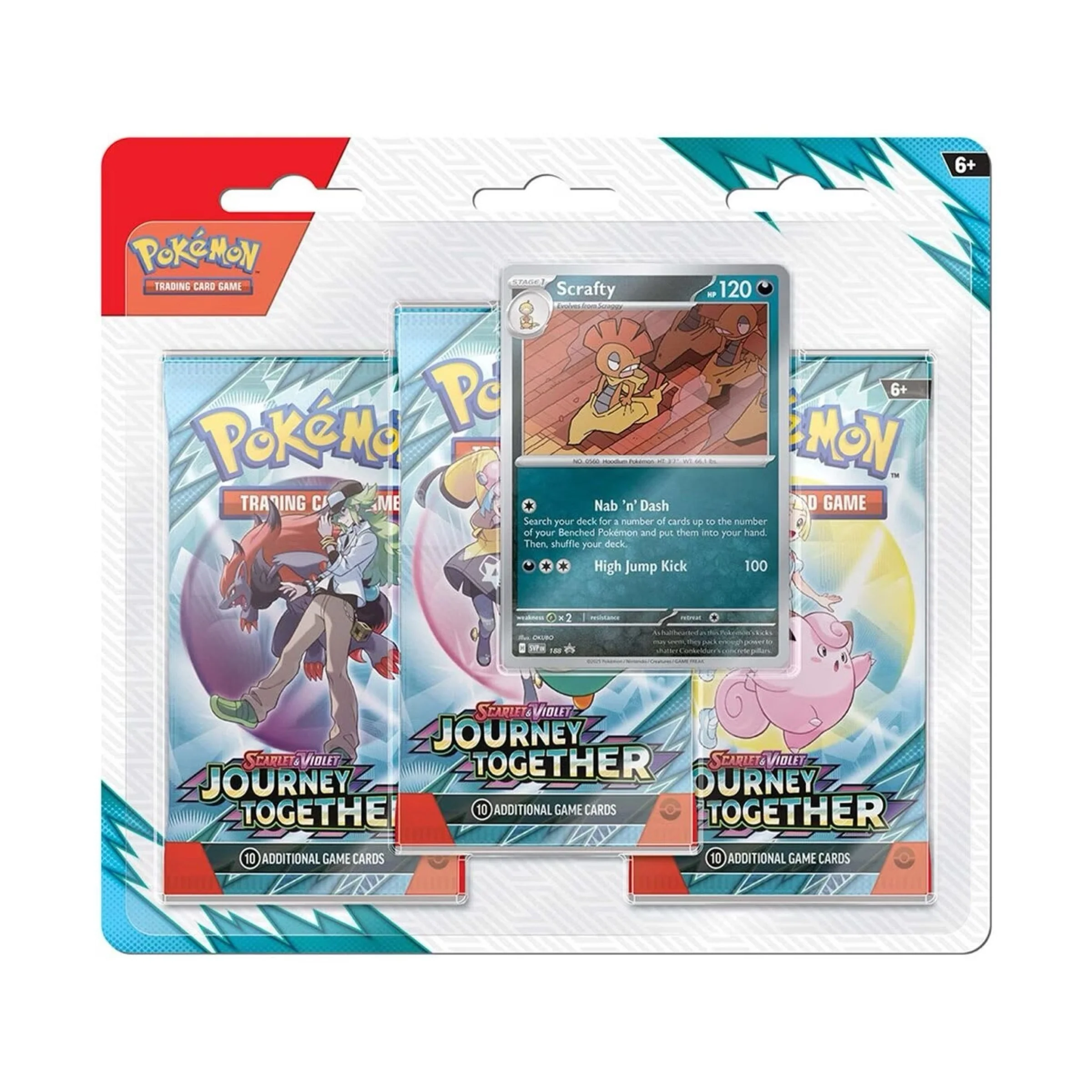 Pokemon TCG Scarlet & Violet - Journey Together 3-Pack Blister - Image 2