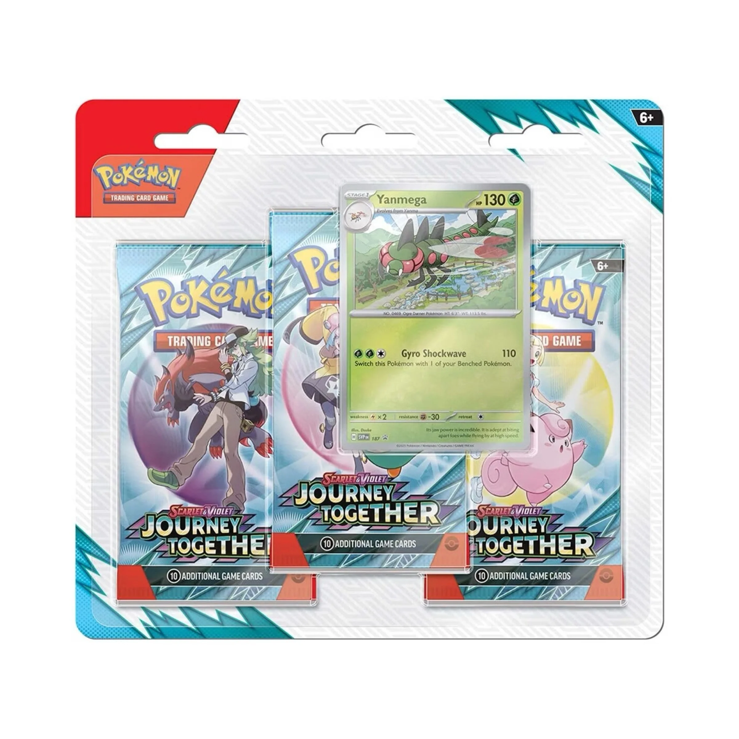 Pokemon TCG Scarlet & Violet - Journey Together 3-Pack Blister - Image 3