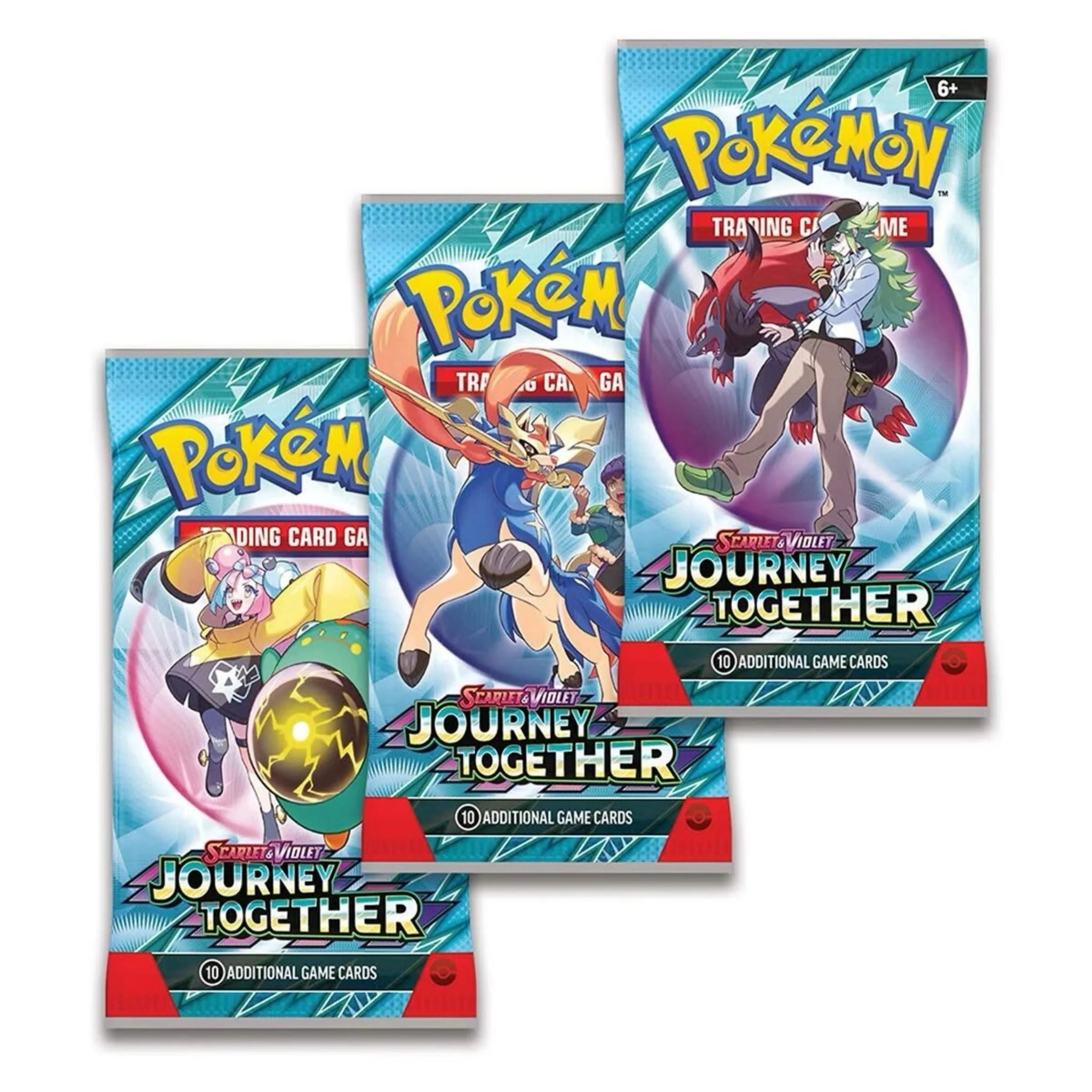 Pokemon TCG Scarlet & Violet - Journey Together 3-Pack Blister - Image 4