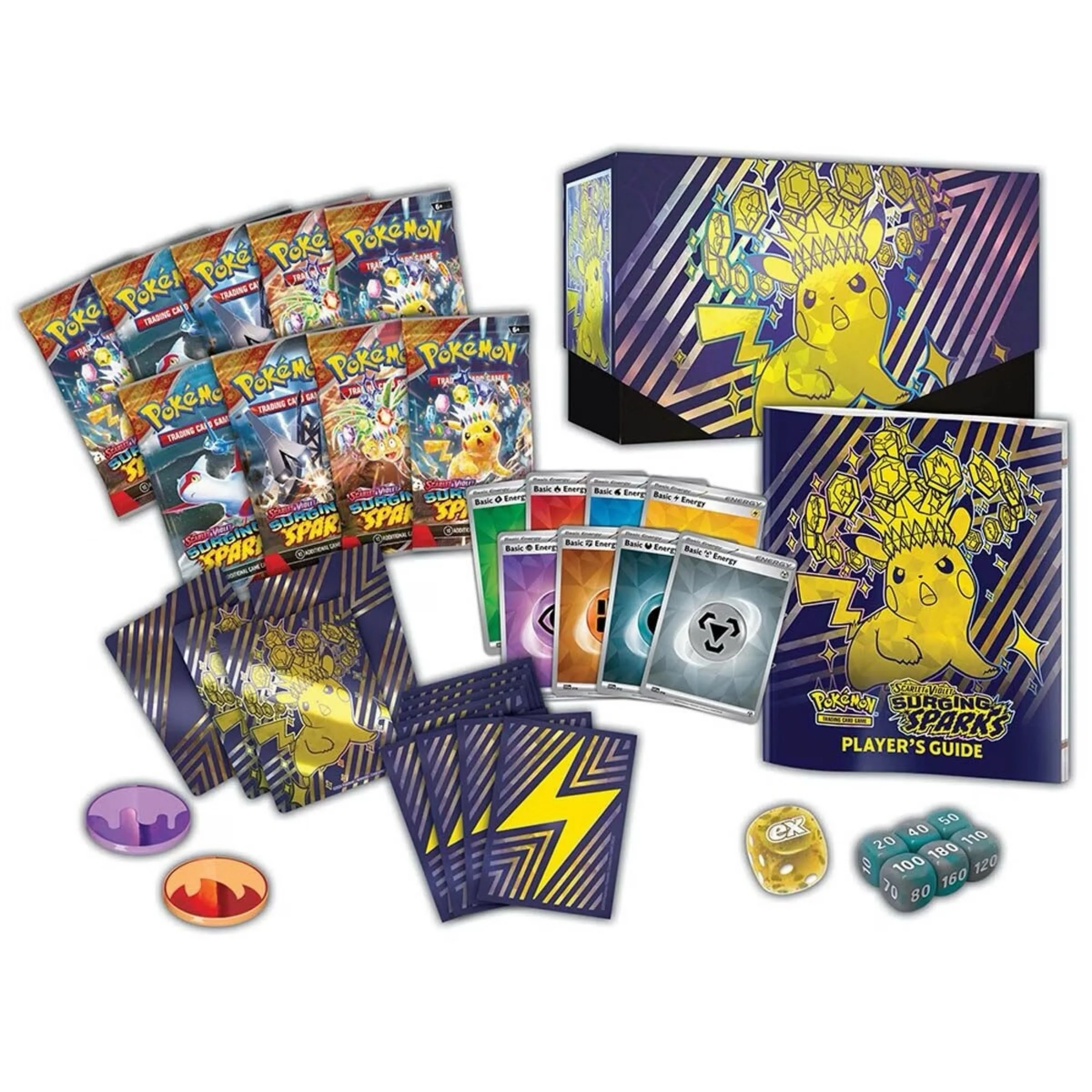 Pokemon TCG Scarlet & Violet - Surging Sparks Elite Trainer Box - Image 3